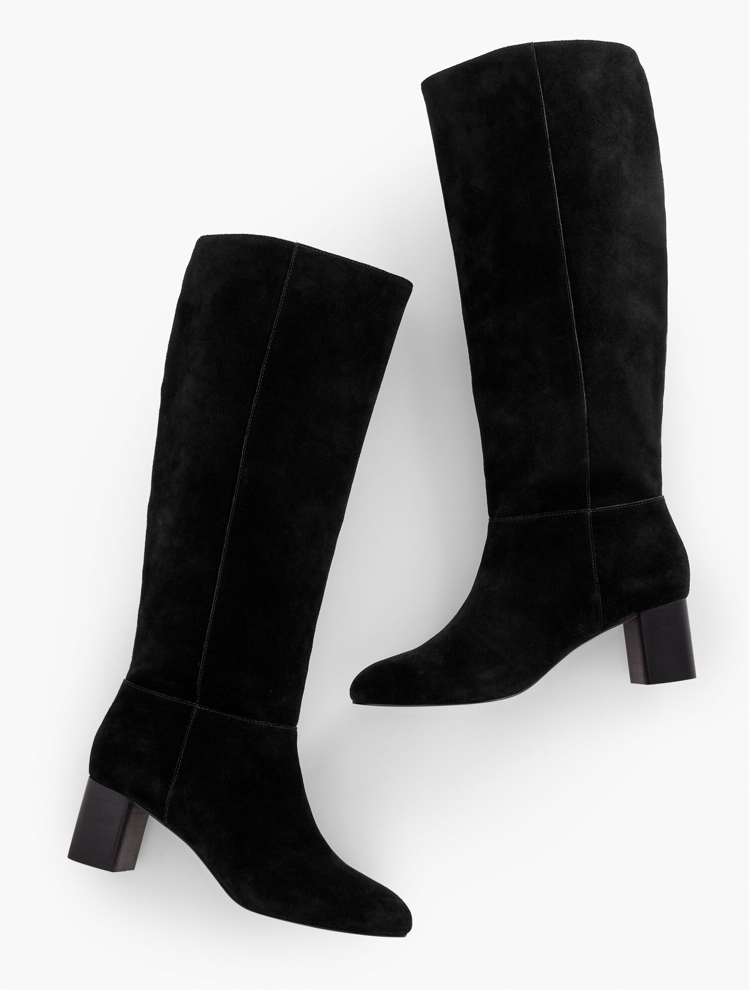Pardo Block Heel Boots - Suede