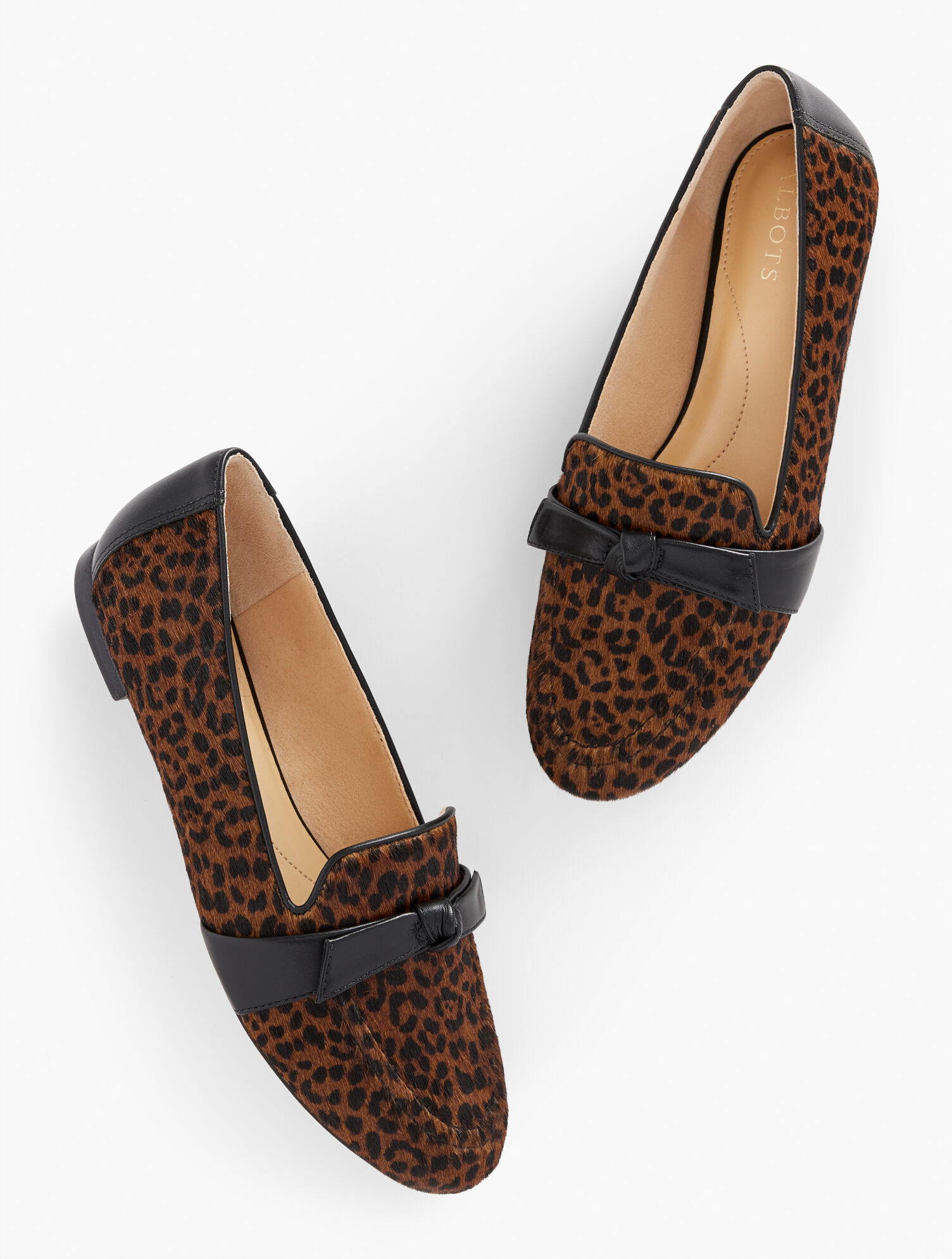 Ryan Bow Loafers - Calf Hair Leopard