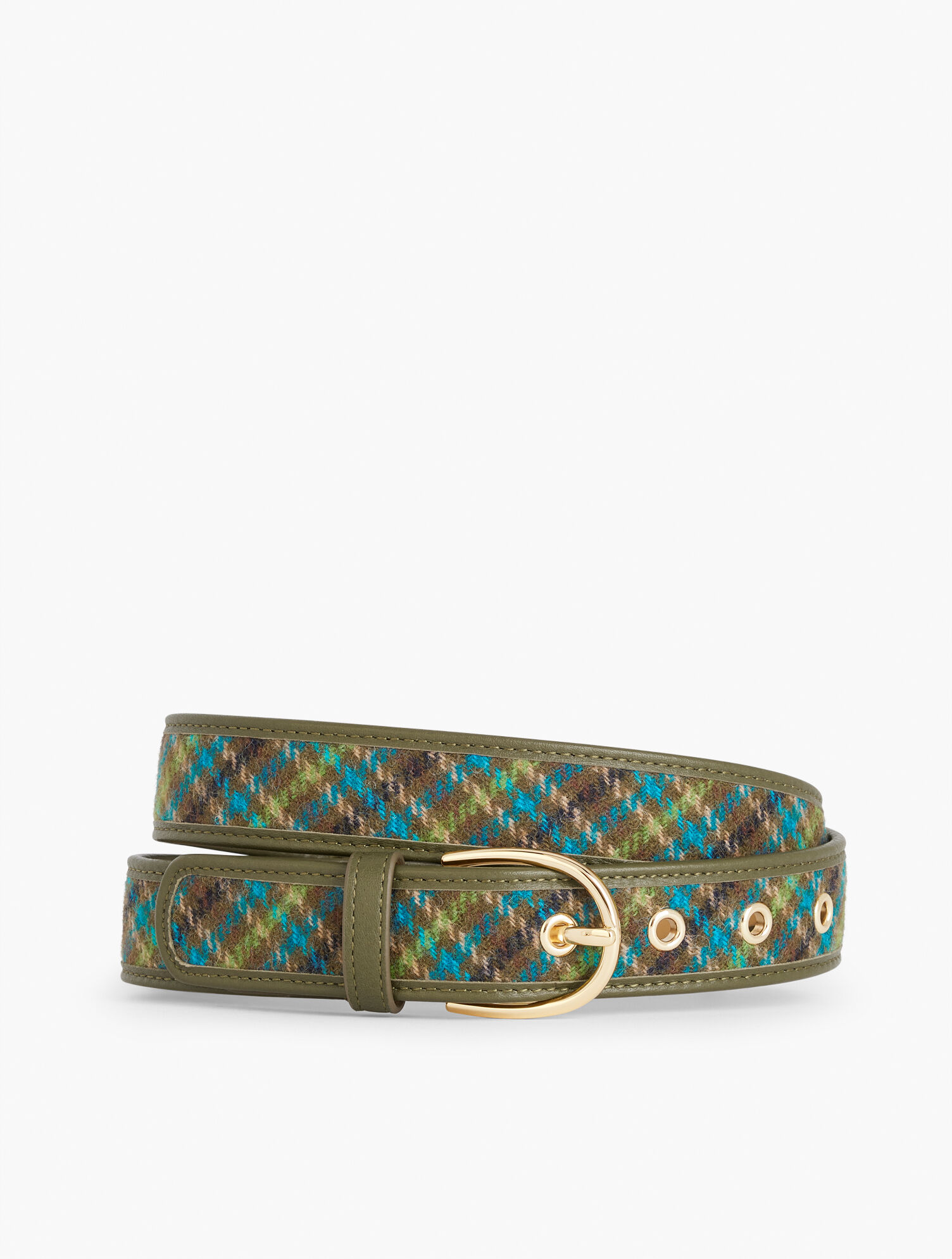 Apple Plaid Belt