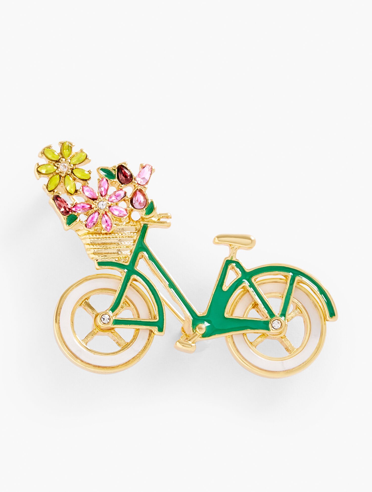 Bike Basket Brooch