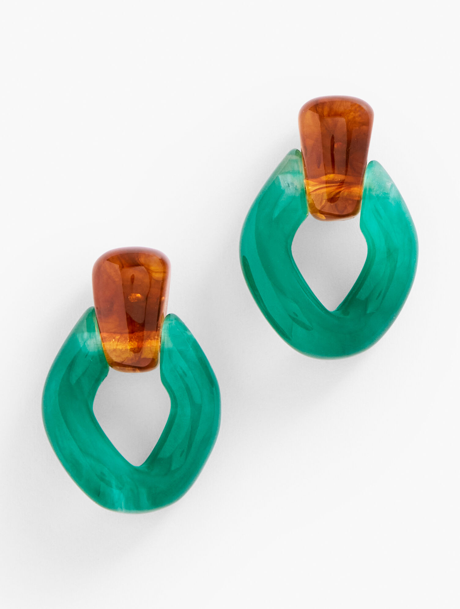 Chunky Link Hoop Earrings