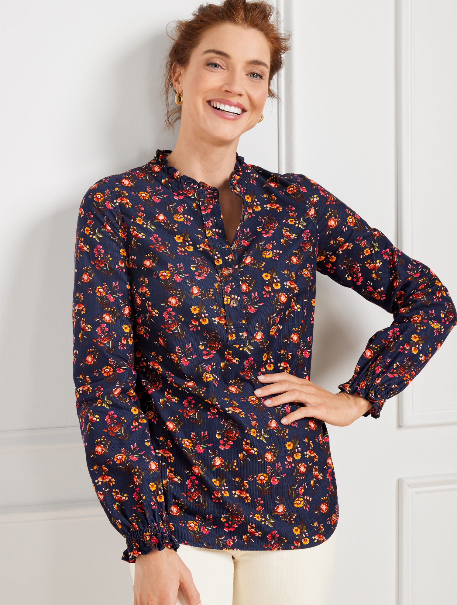 Corduroy Popover - Darling Ditsy