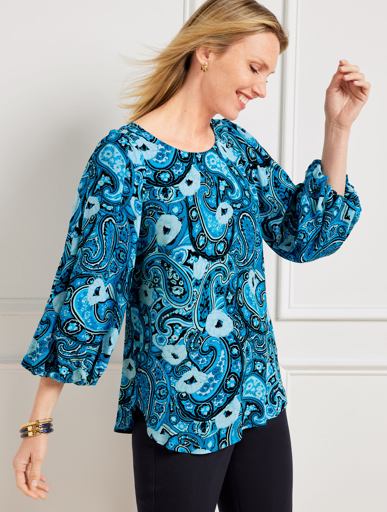 Abstract Paisley Top