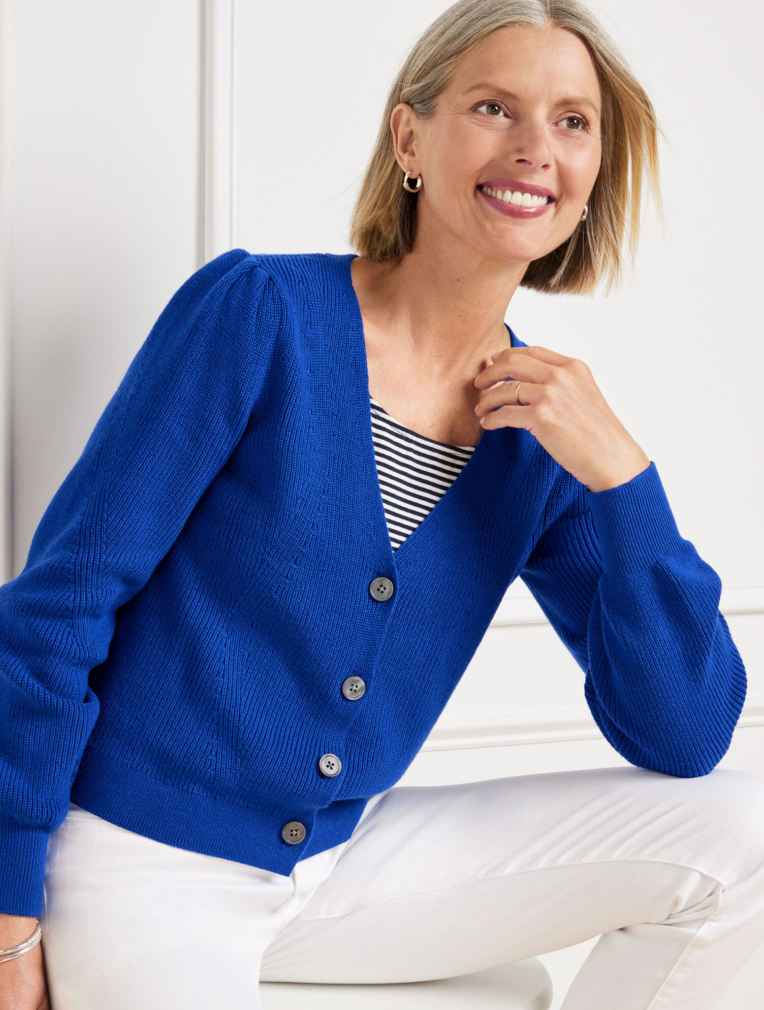 Bishop Sleeve Cardigan