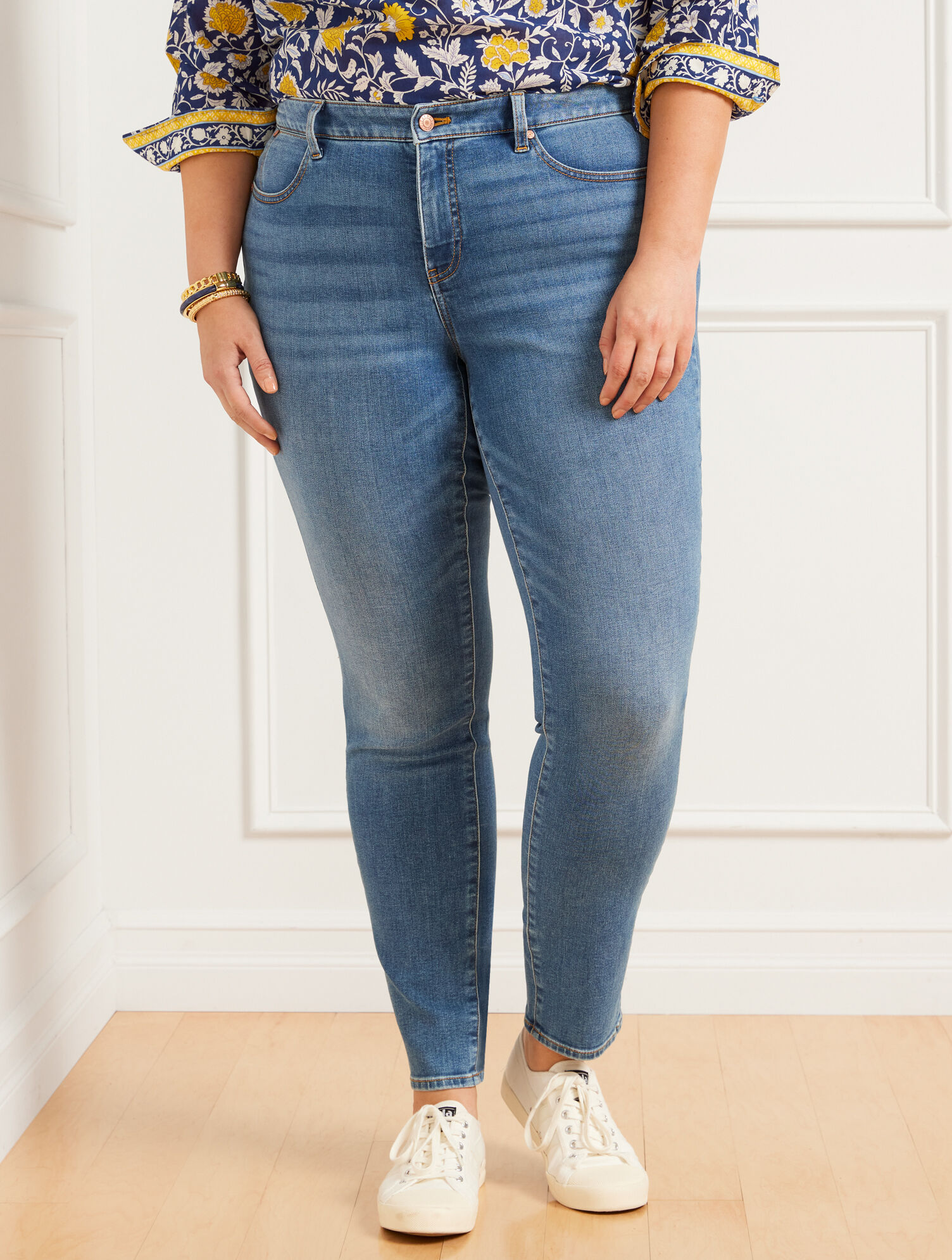 Slim Ankle Jeans - Rockaway Wash