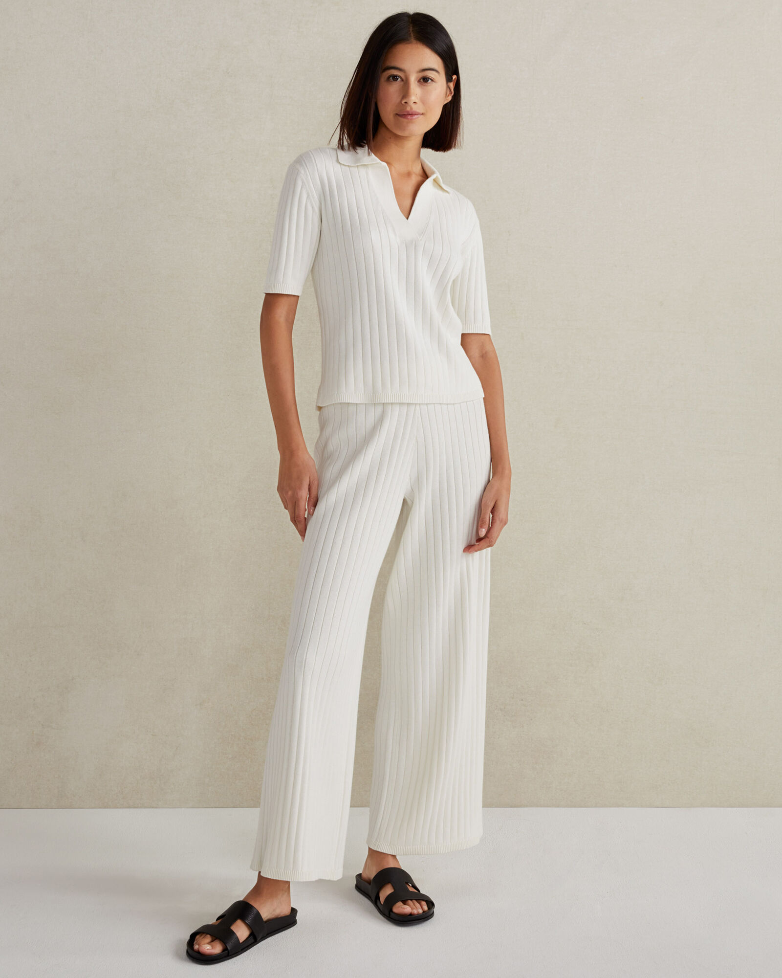 Organic Cotton Wide Rib Polo