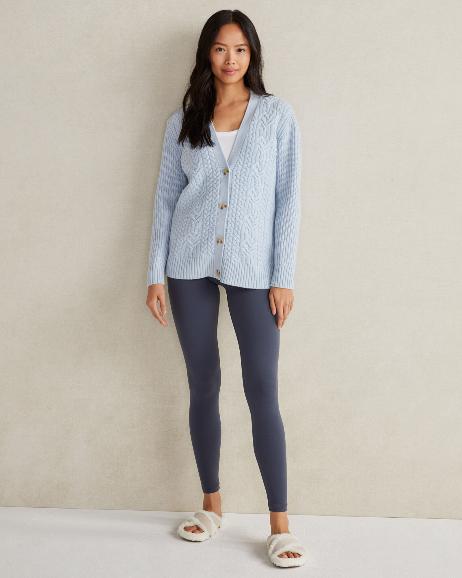 Cashmere Textured Cardigan