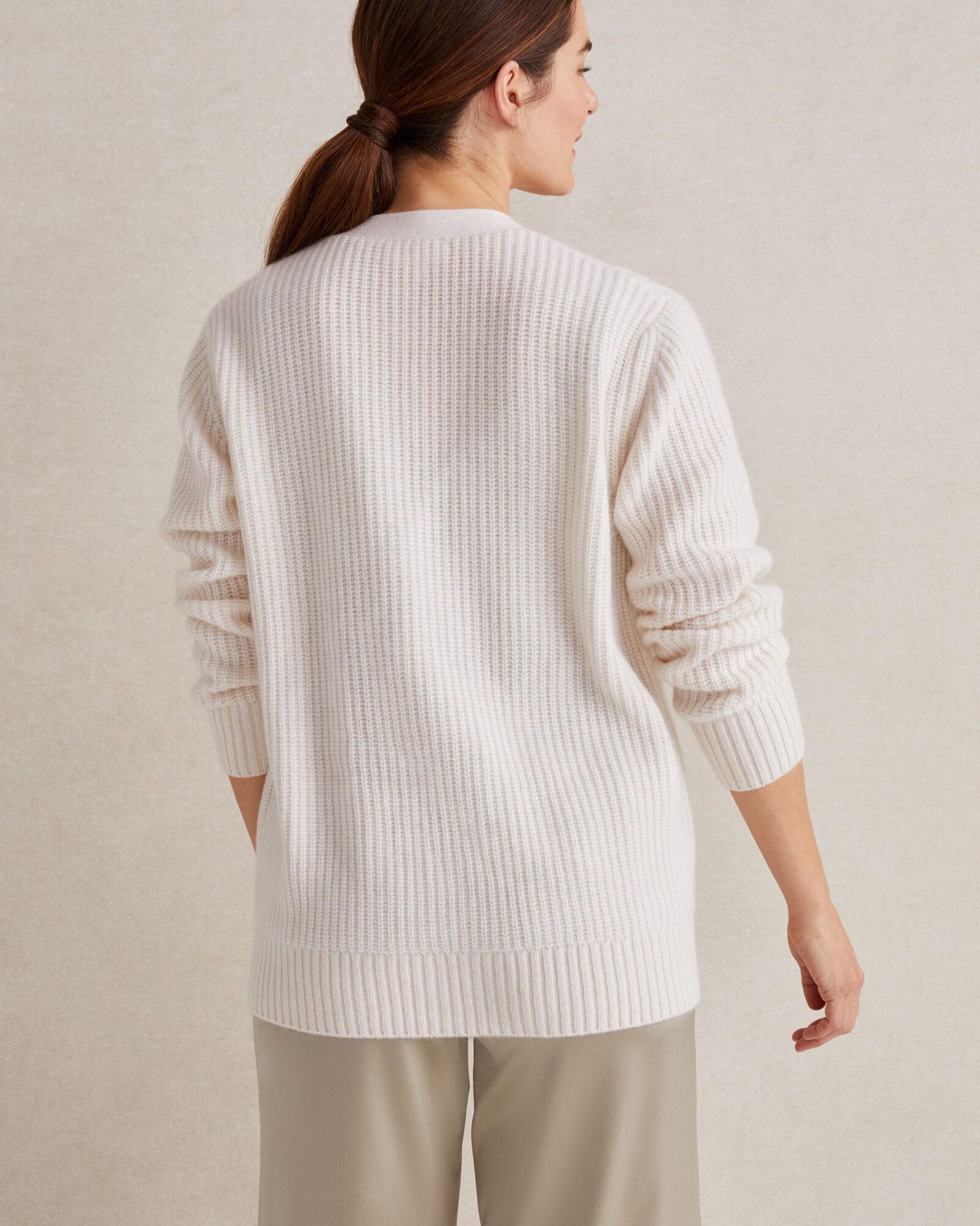 Cashmere Textured Cardigan