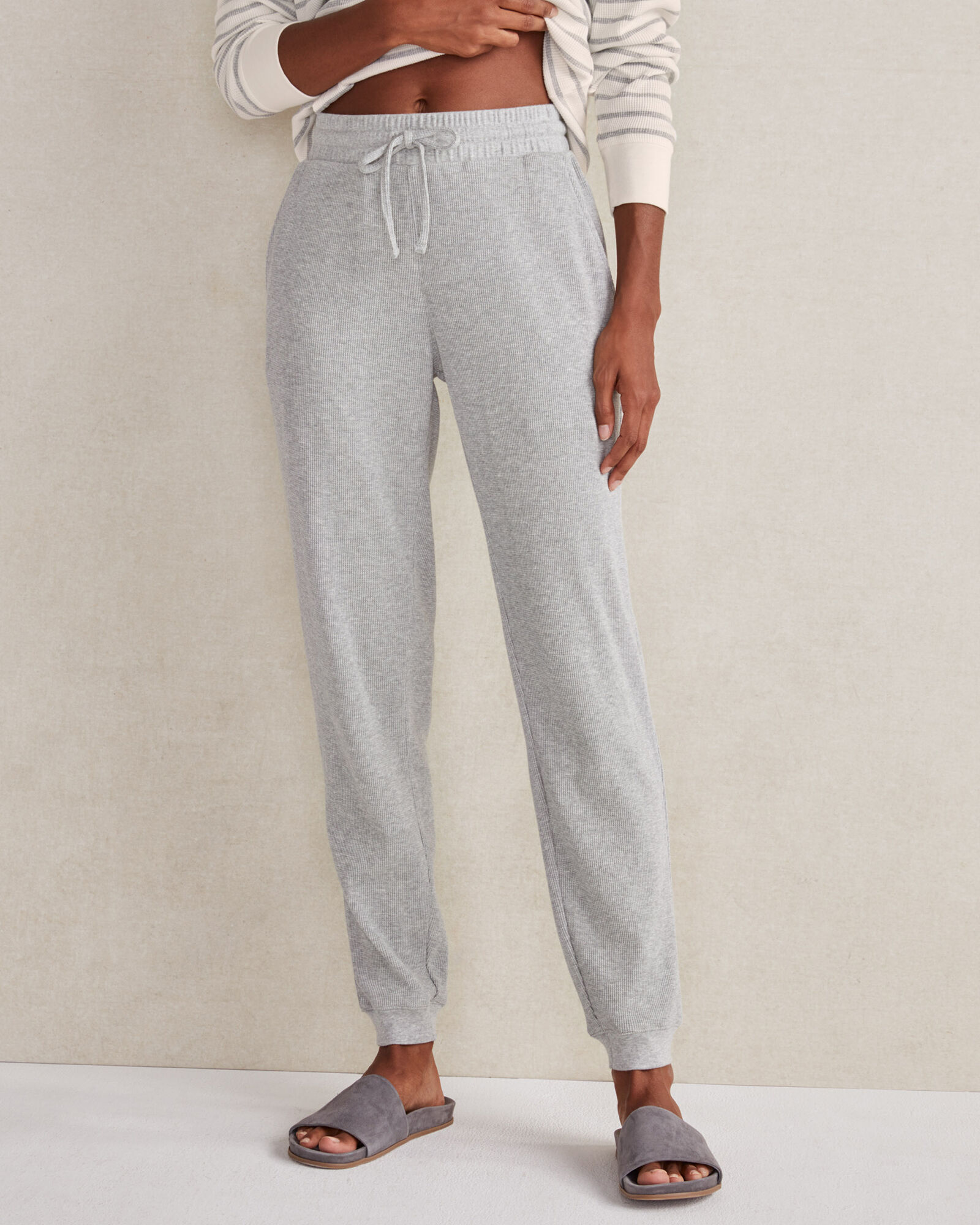 Organic Cotton Waffle Jogger