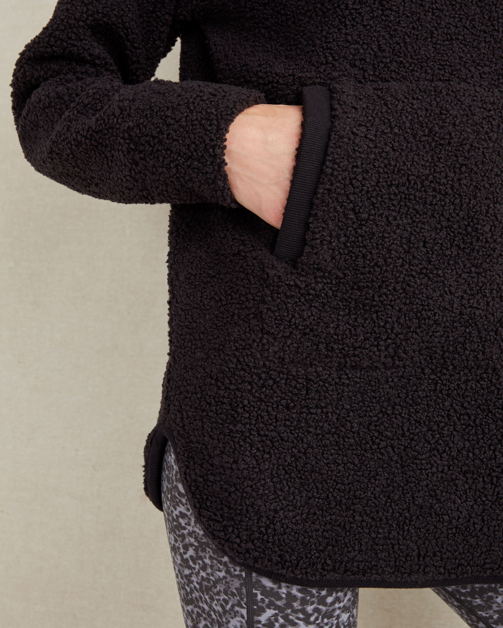 Sherpa Snap Collar Pullover