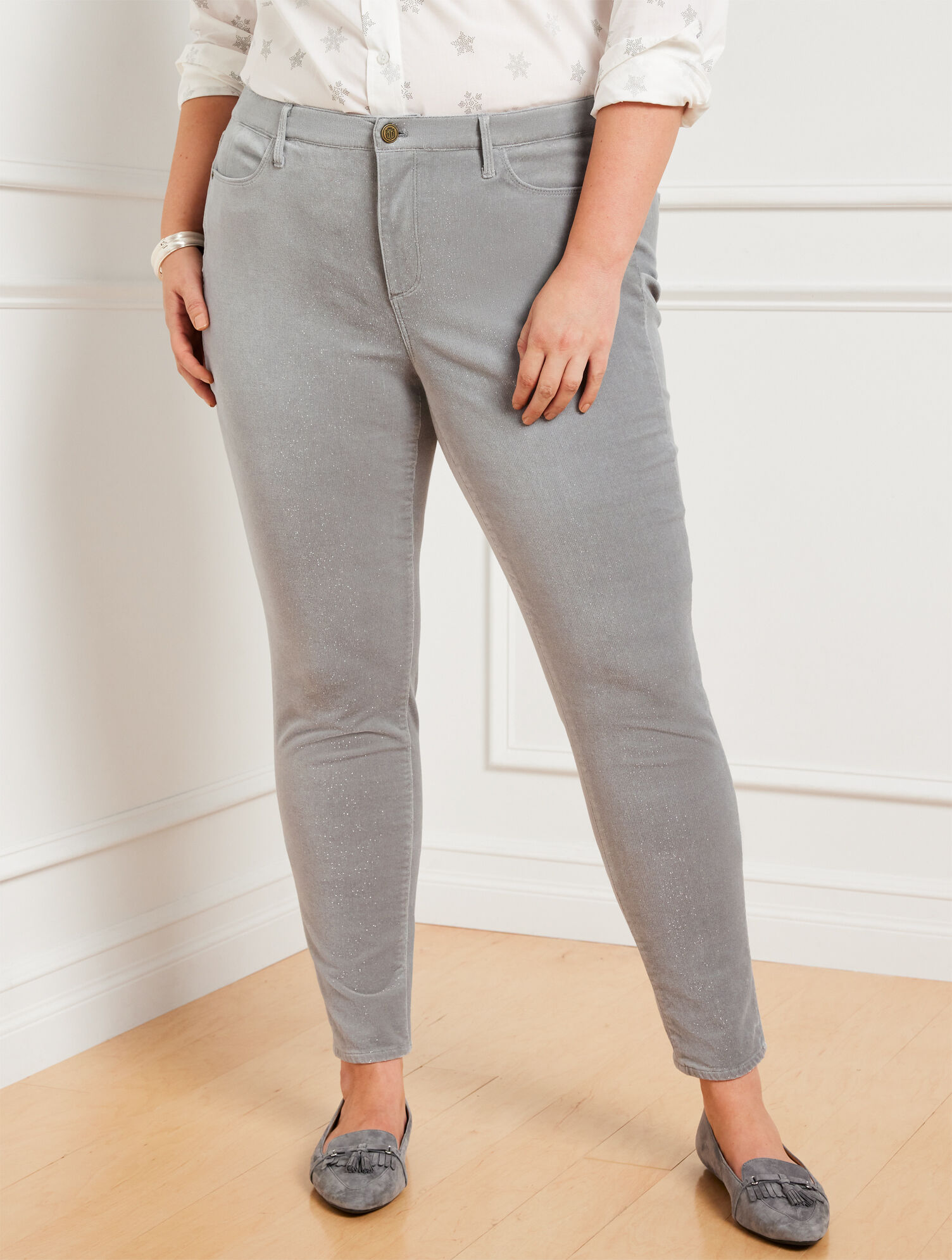 Sparkle Stretch Corduroy Jeggings