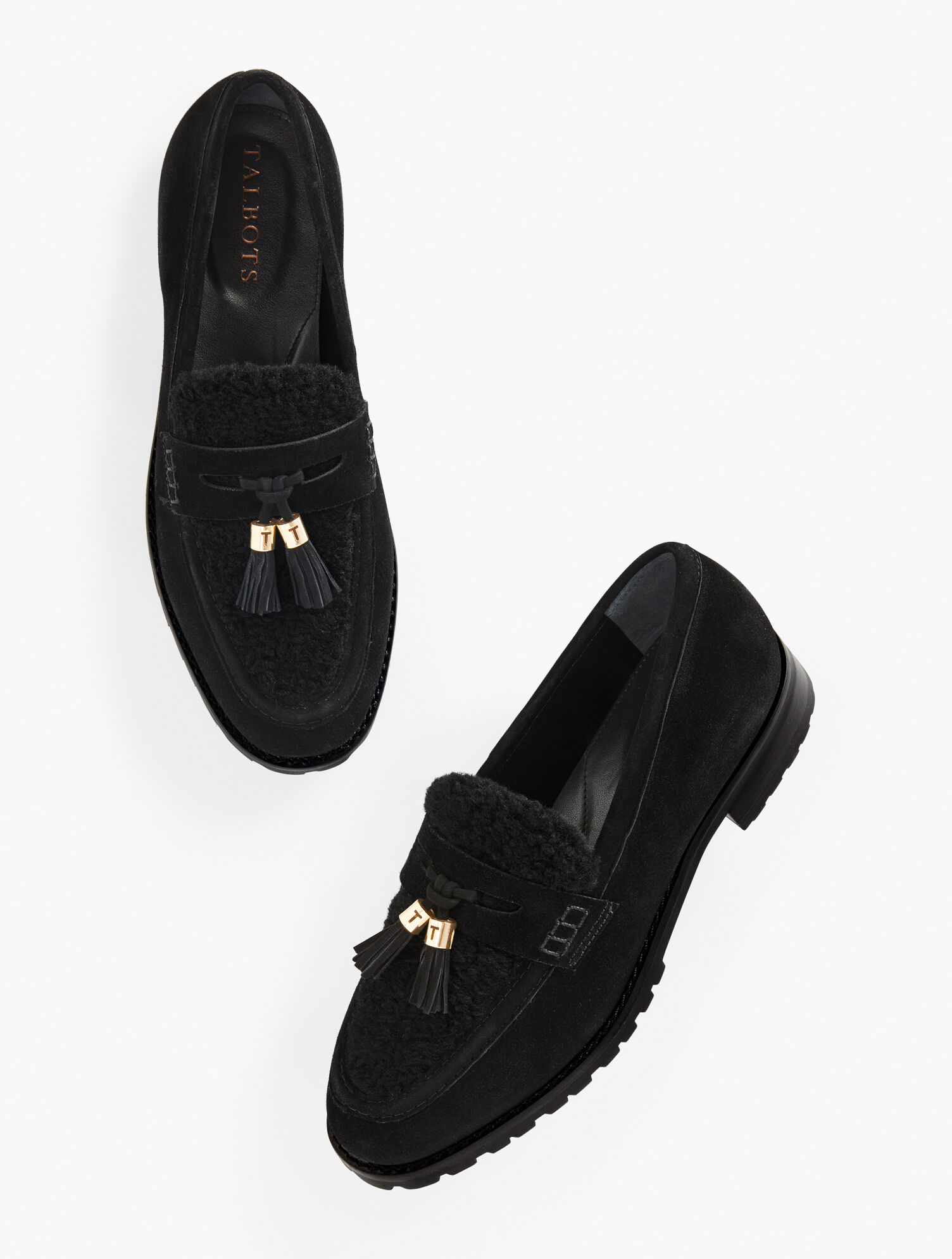 Cassidy Sherpa Loafers - Suede