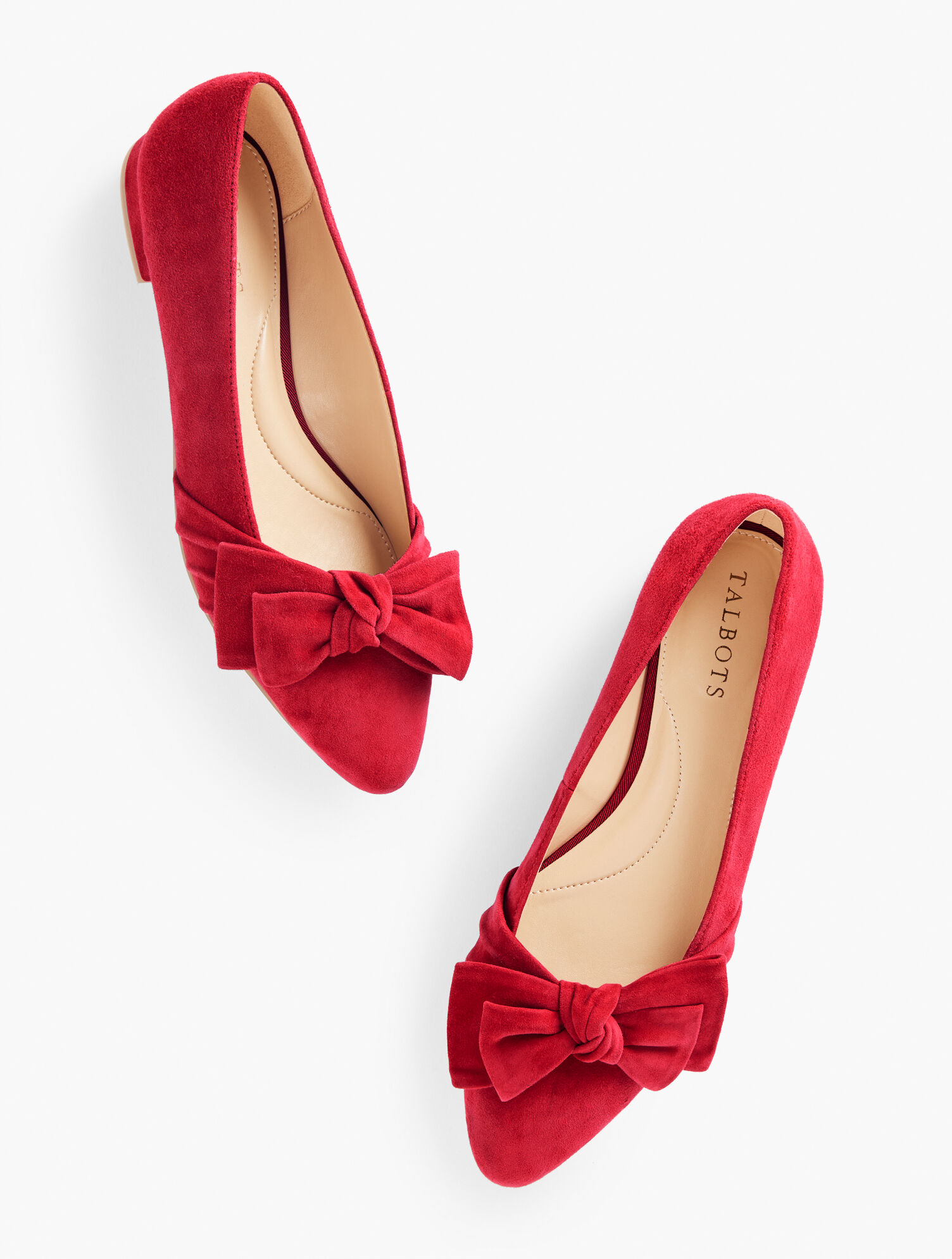 Edison Bow Flats - Suede