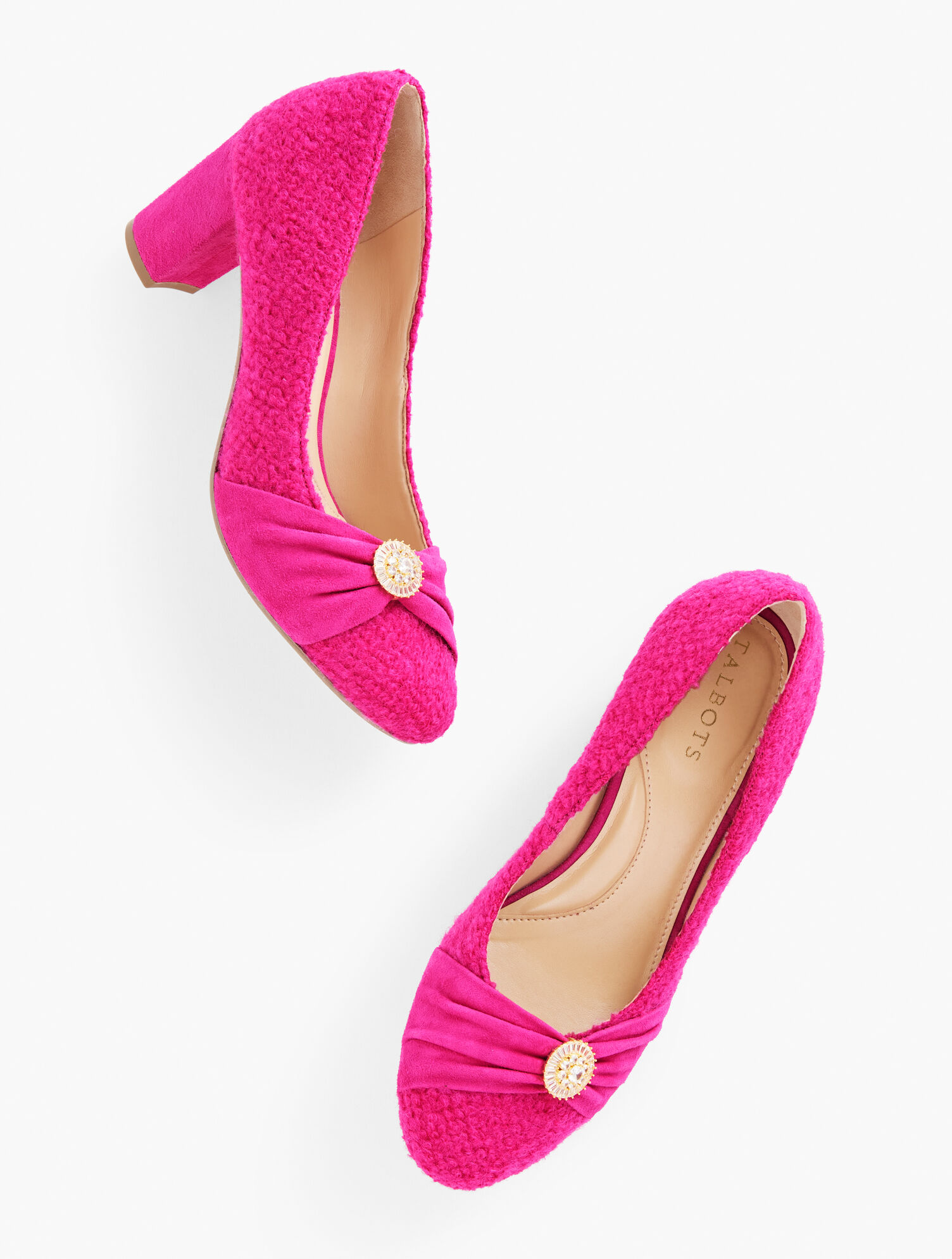 Ellery Block Heel Pumps - Boucl&eacute;