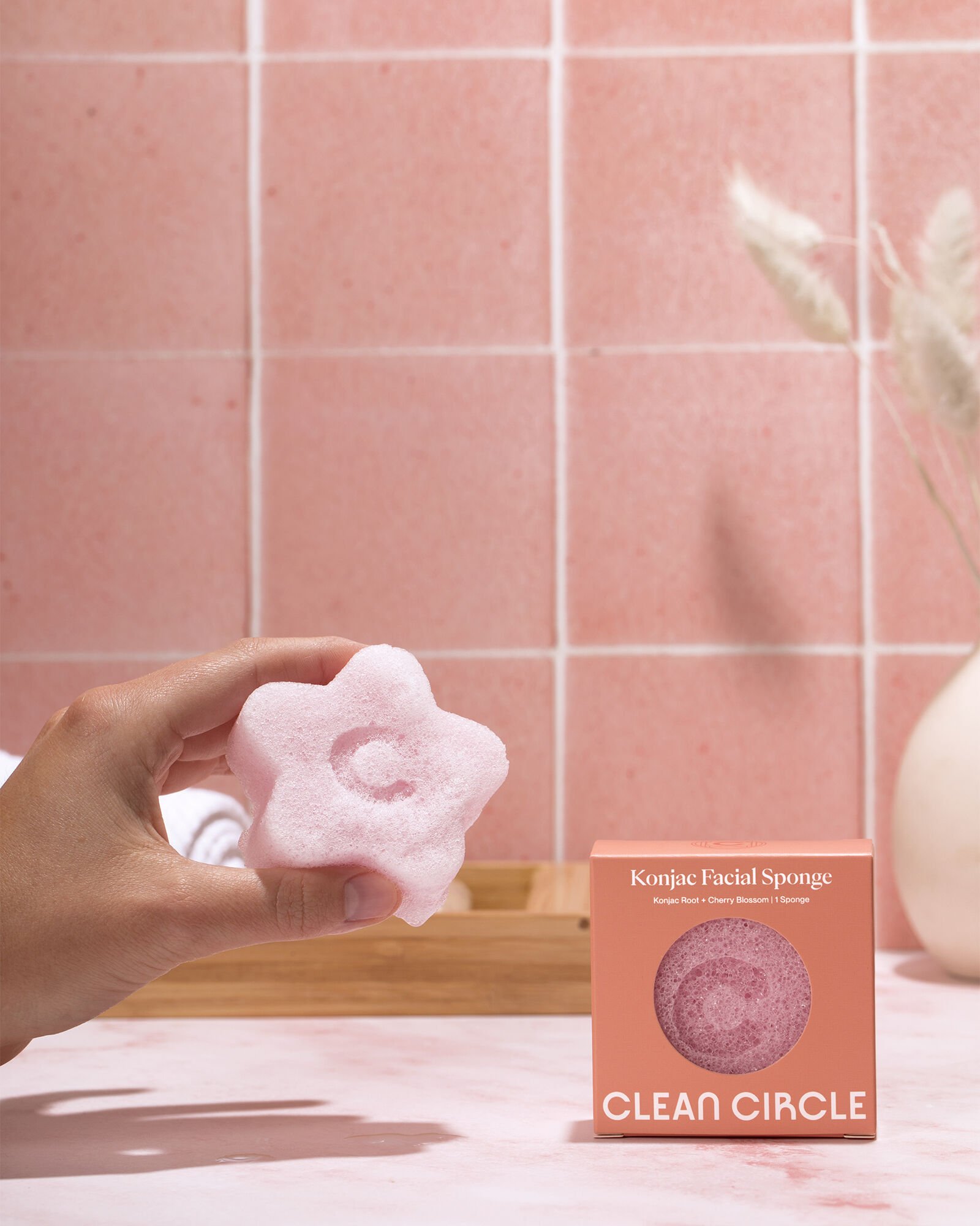 Clean Circle Konjac Facial Sponge