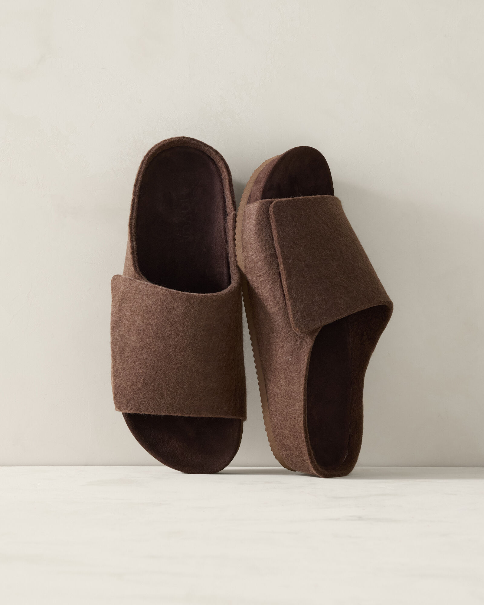 Felted Wool Slides