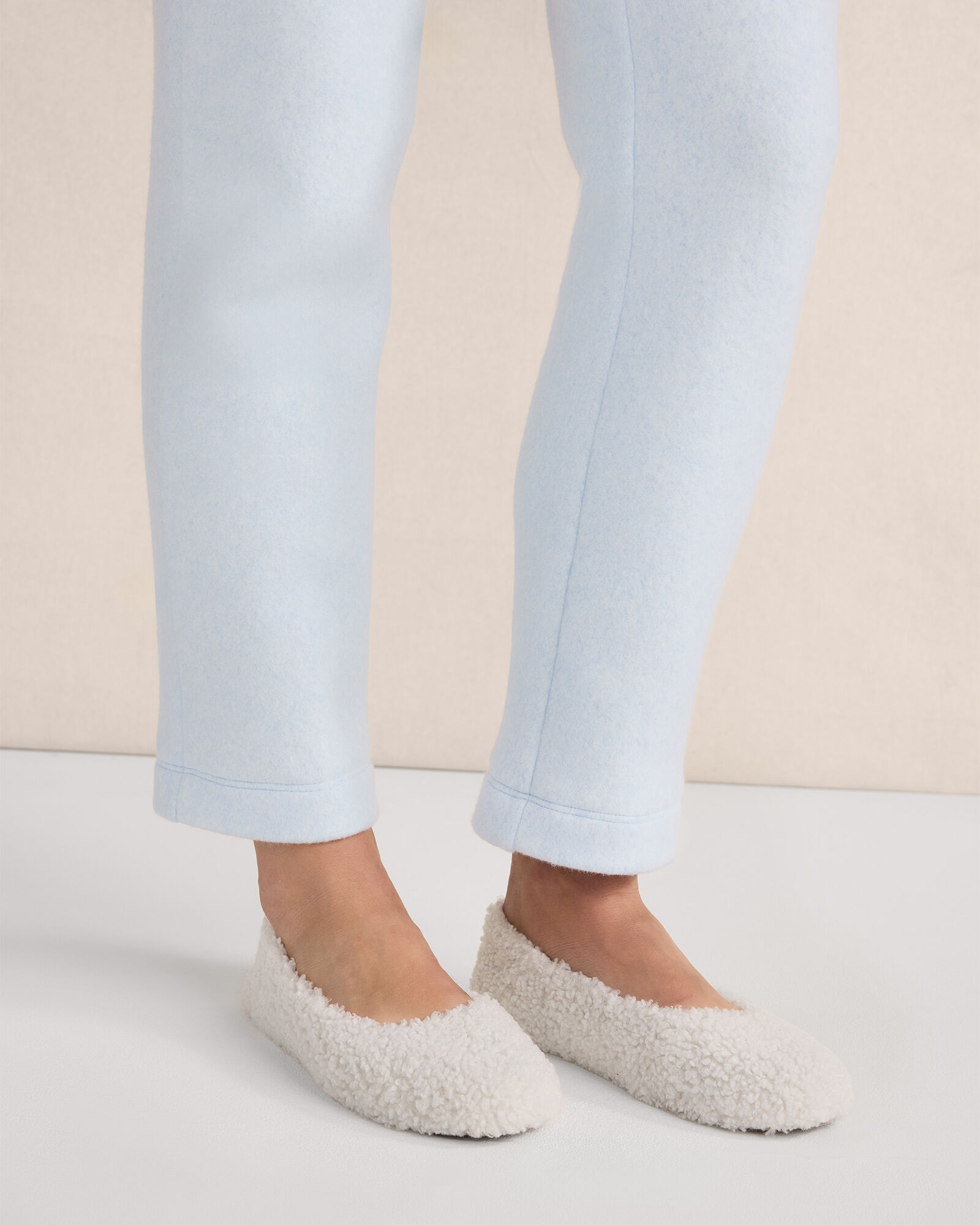Curly Sherpa Ballet Flats