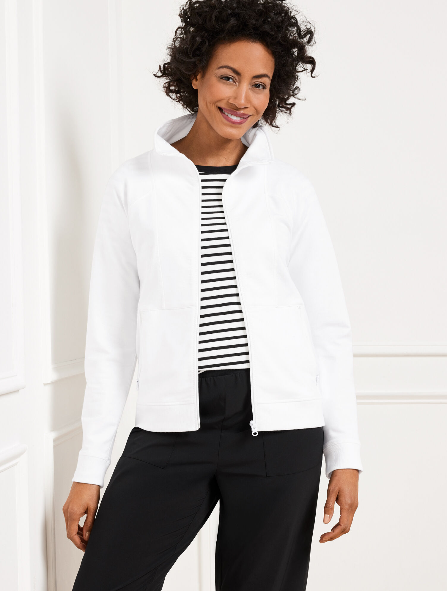 Modal French Terry Full Zip Jacket