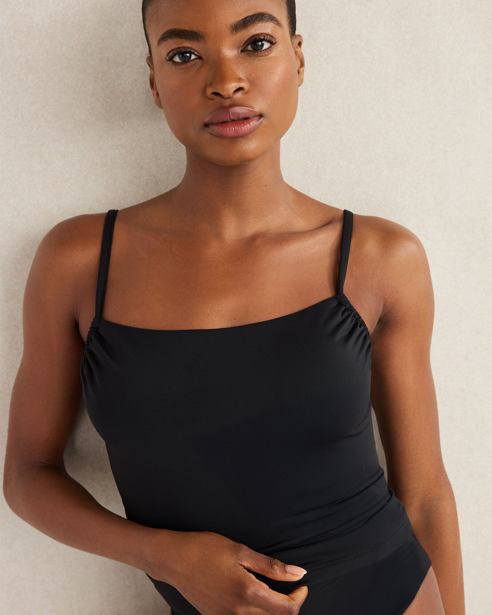 Square Neck Tankini Top