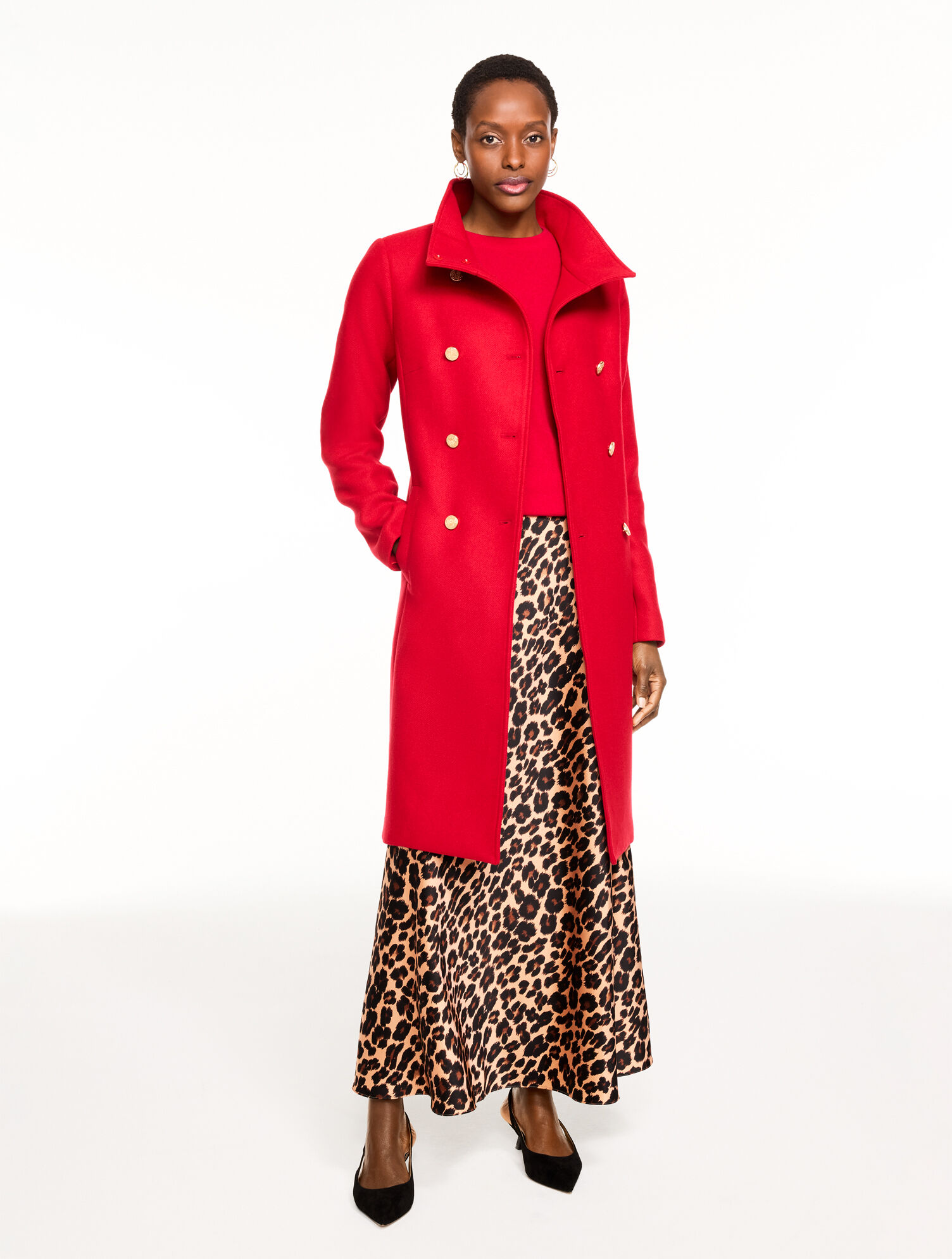 Italian Melton Double Breasted Coat