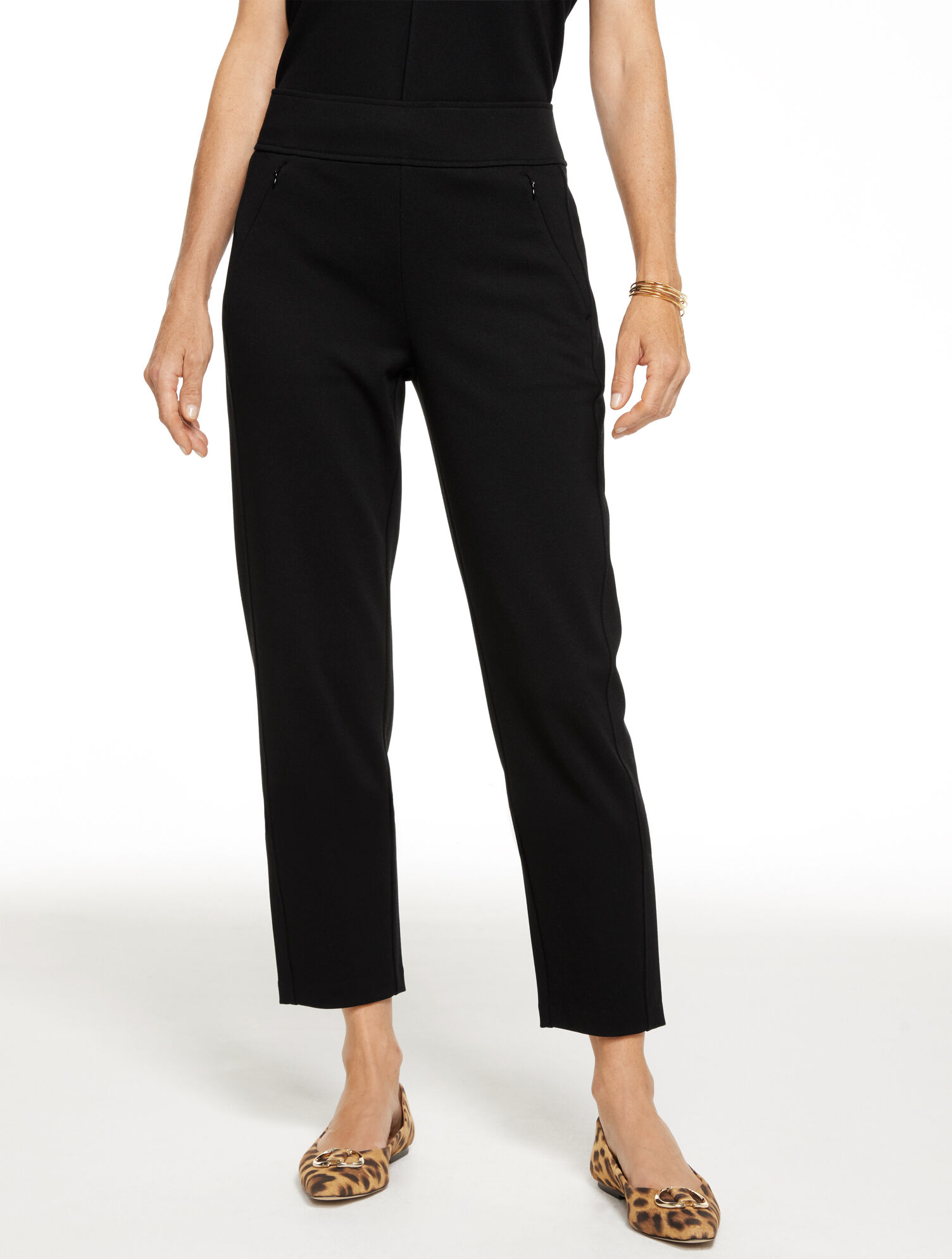 Passport Ponte Tapered Leg Pants