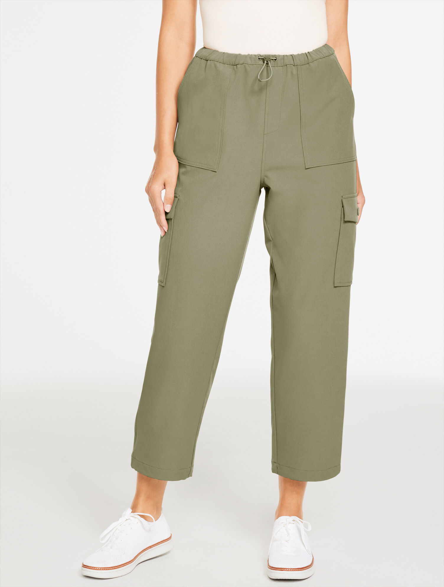 Stretch Woven Cargo Pants