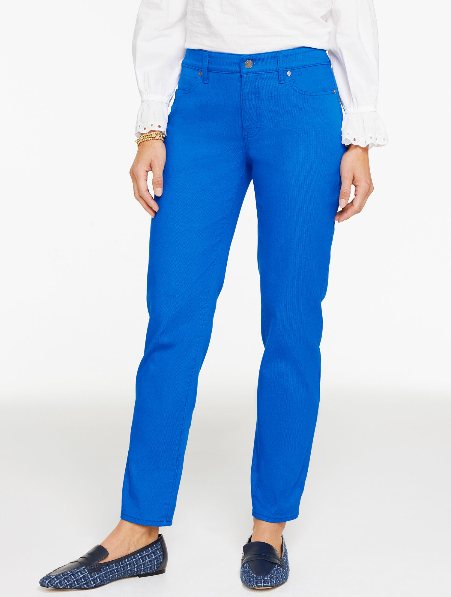 Slim Ankle Jeans - Piece Dyed