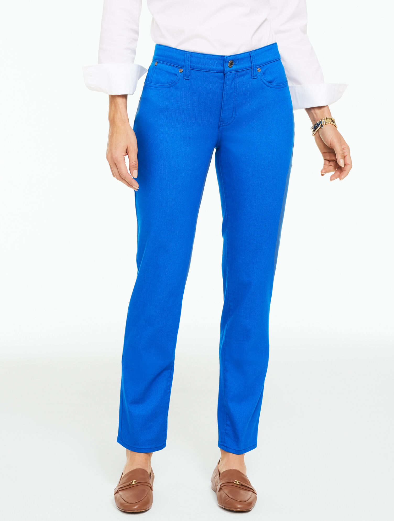 Slim Ankle Jeans - Piece Dyed - Curvy Fit