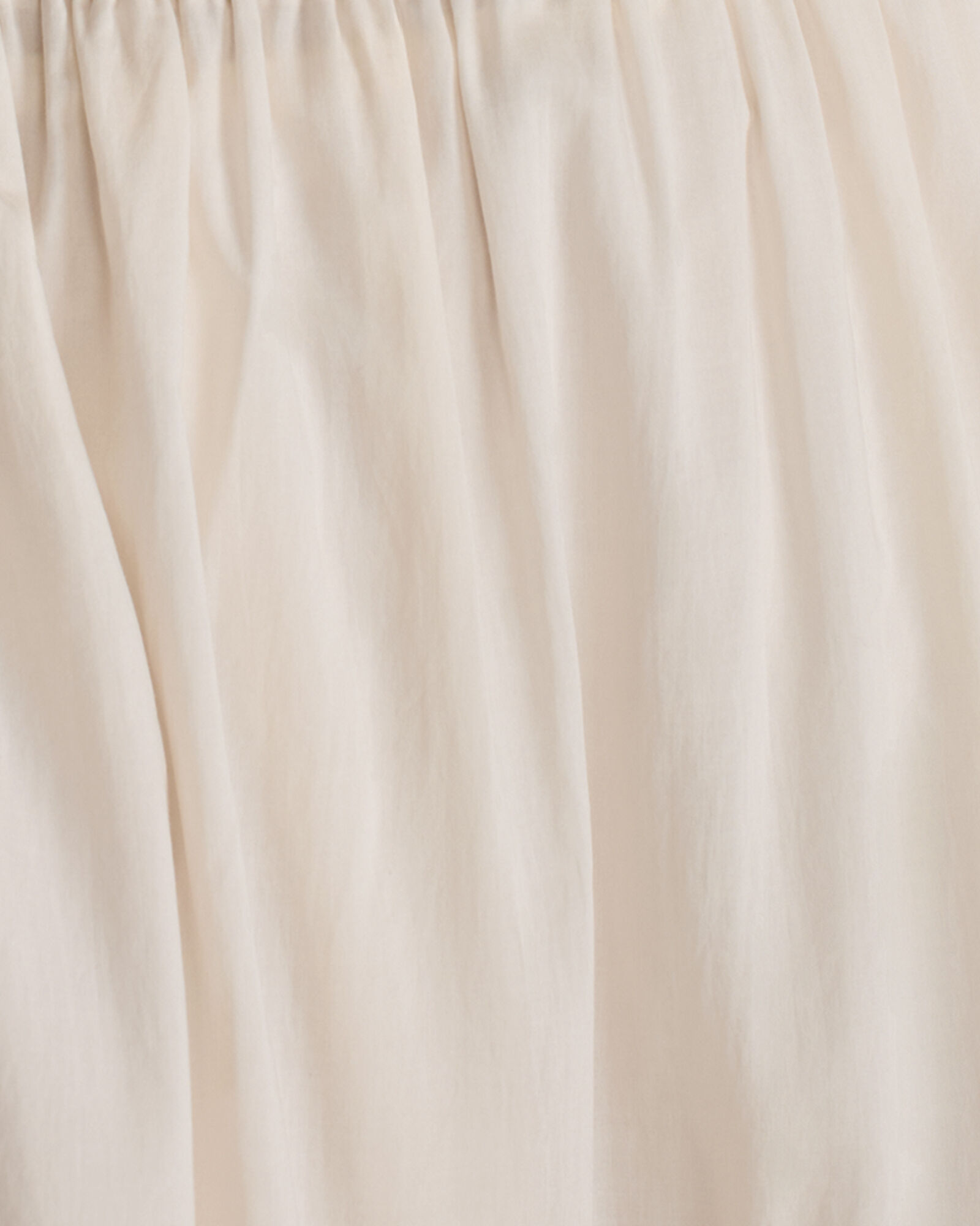 Cotton Voile Ruched Maxi Dress
