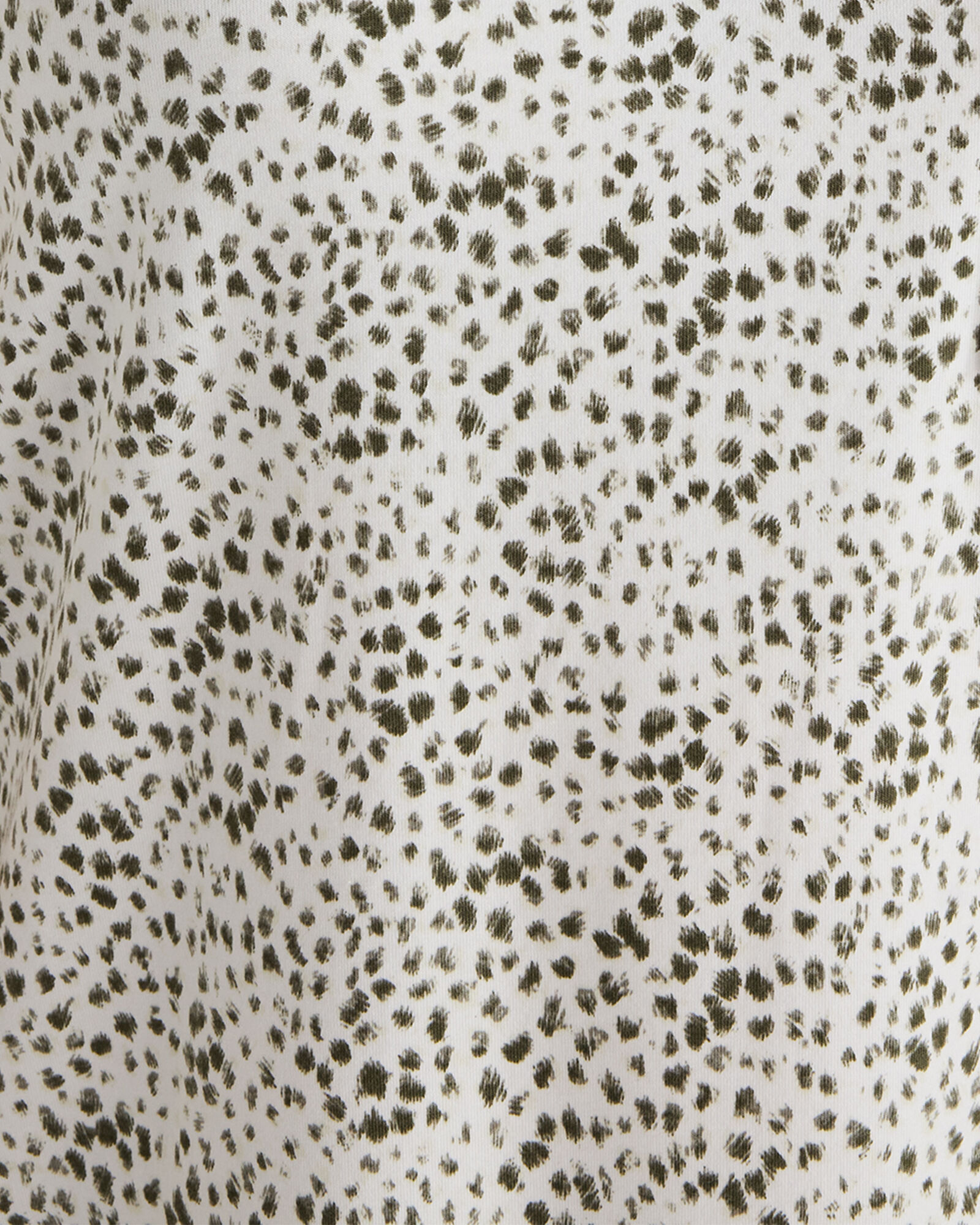Organic Cotton Jersey Animal Dot Pajama Top