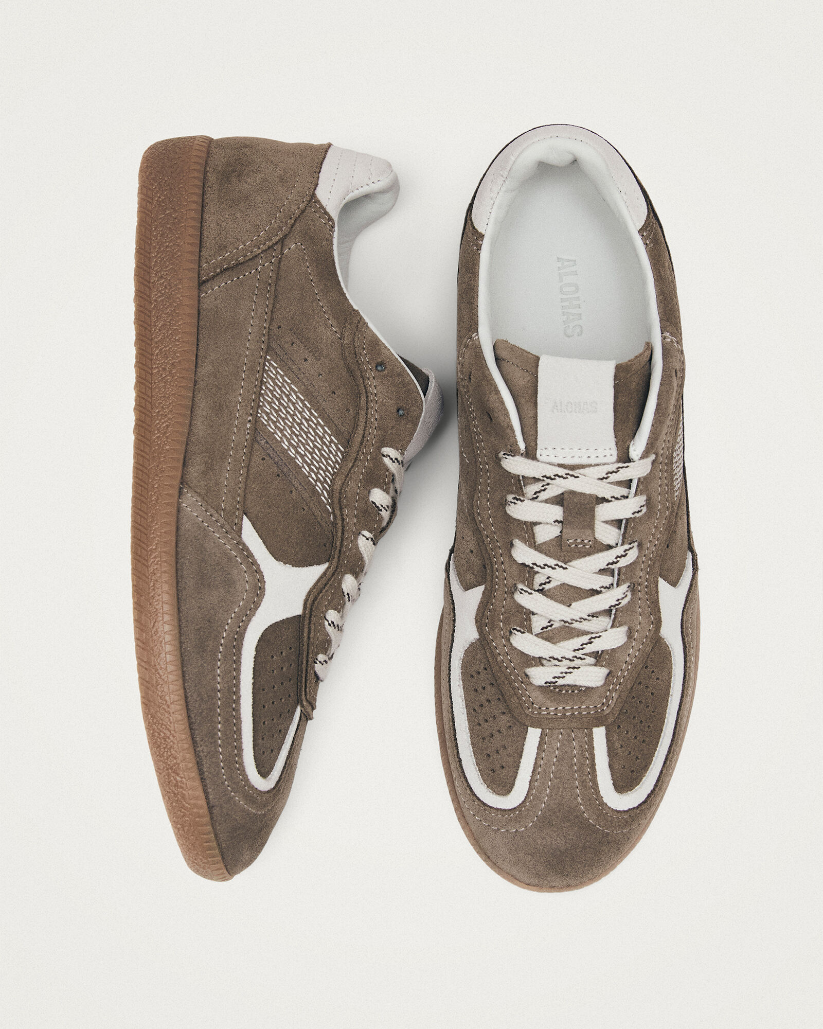 ALOHAS Tb.490 Rife Taupe Leather Sneakers