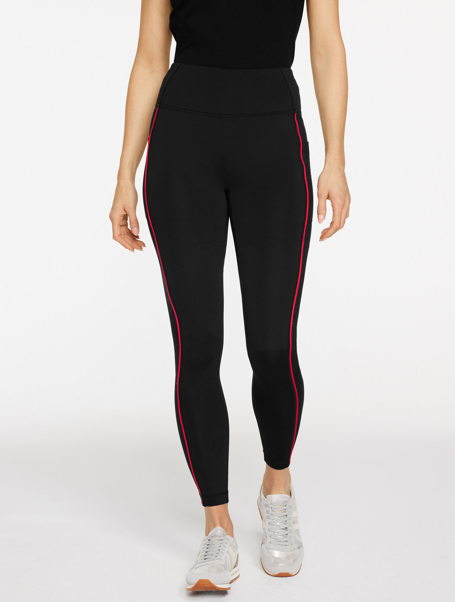 Luxe Fleeceback Leggings - Gleaming Dots