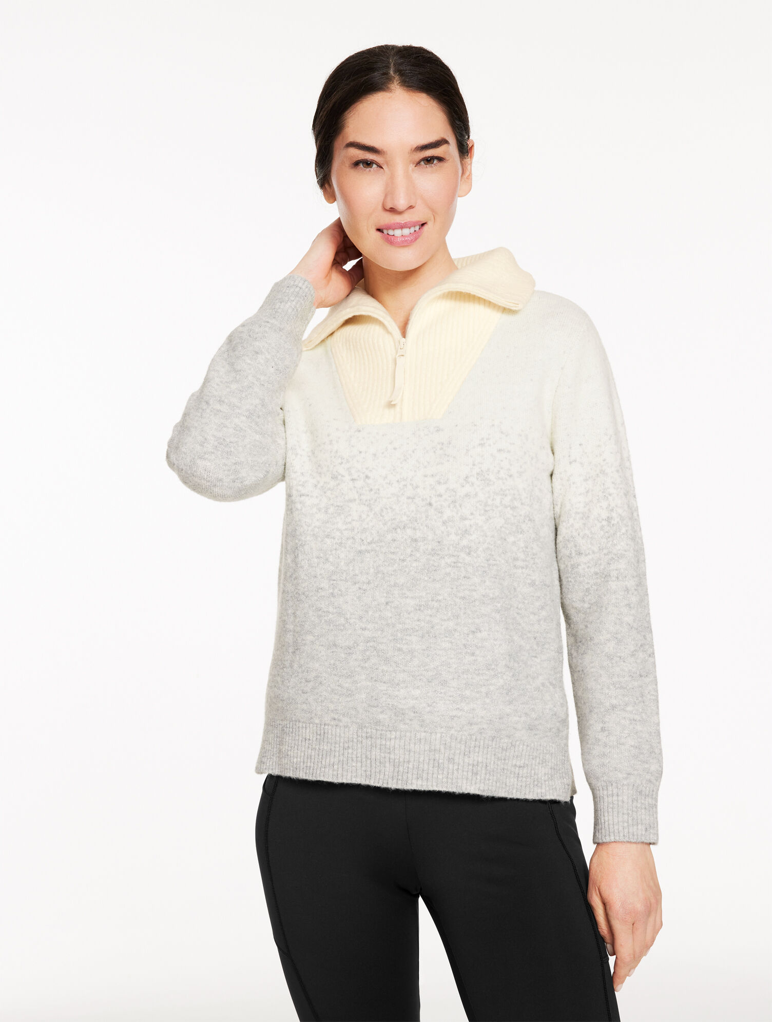Half-Zip Sweater - Ombr&eacute;