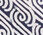 Lightweight Woven Stretch Drawstring Waist Dress - Water Swirls