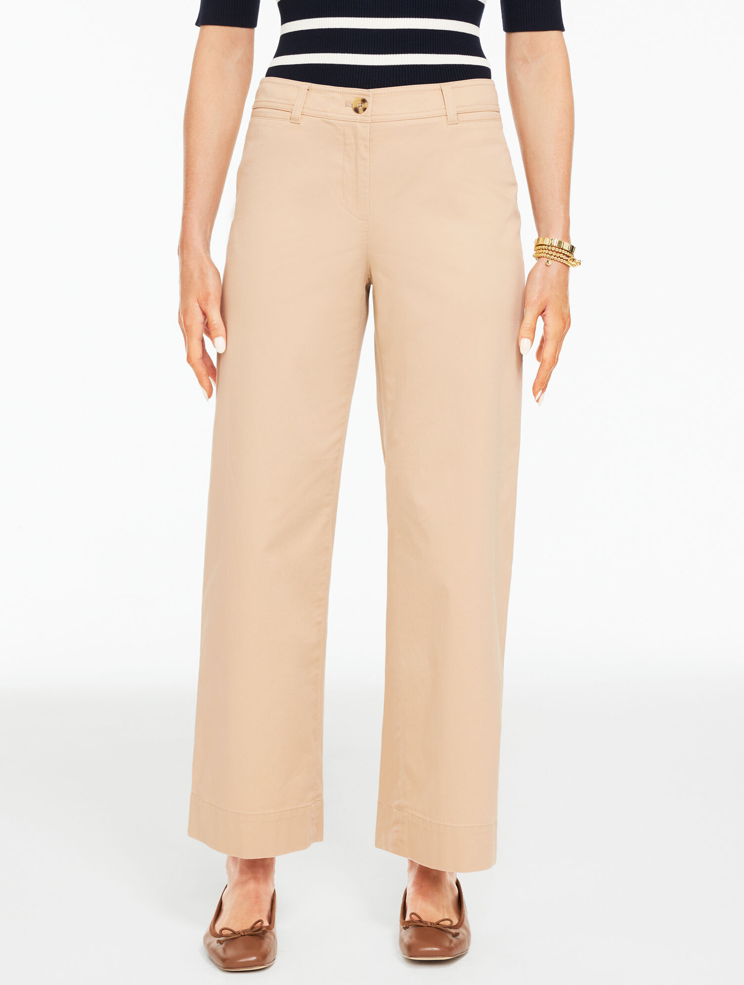Wide Ankle Heritage Twill Pants