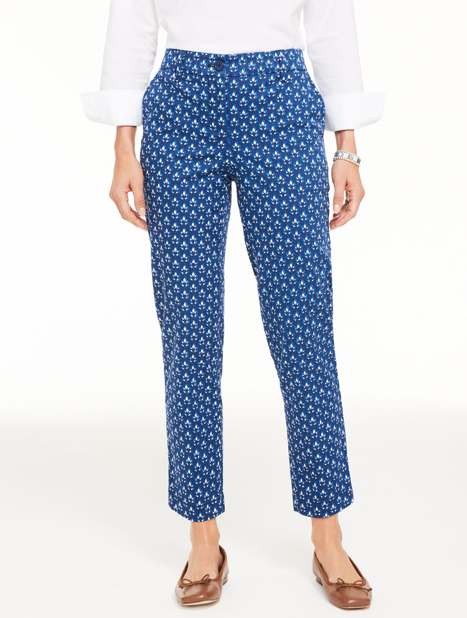 Heritage Twill Perfect Crops - Graphic Leaves