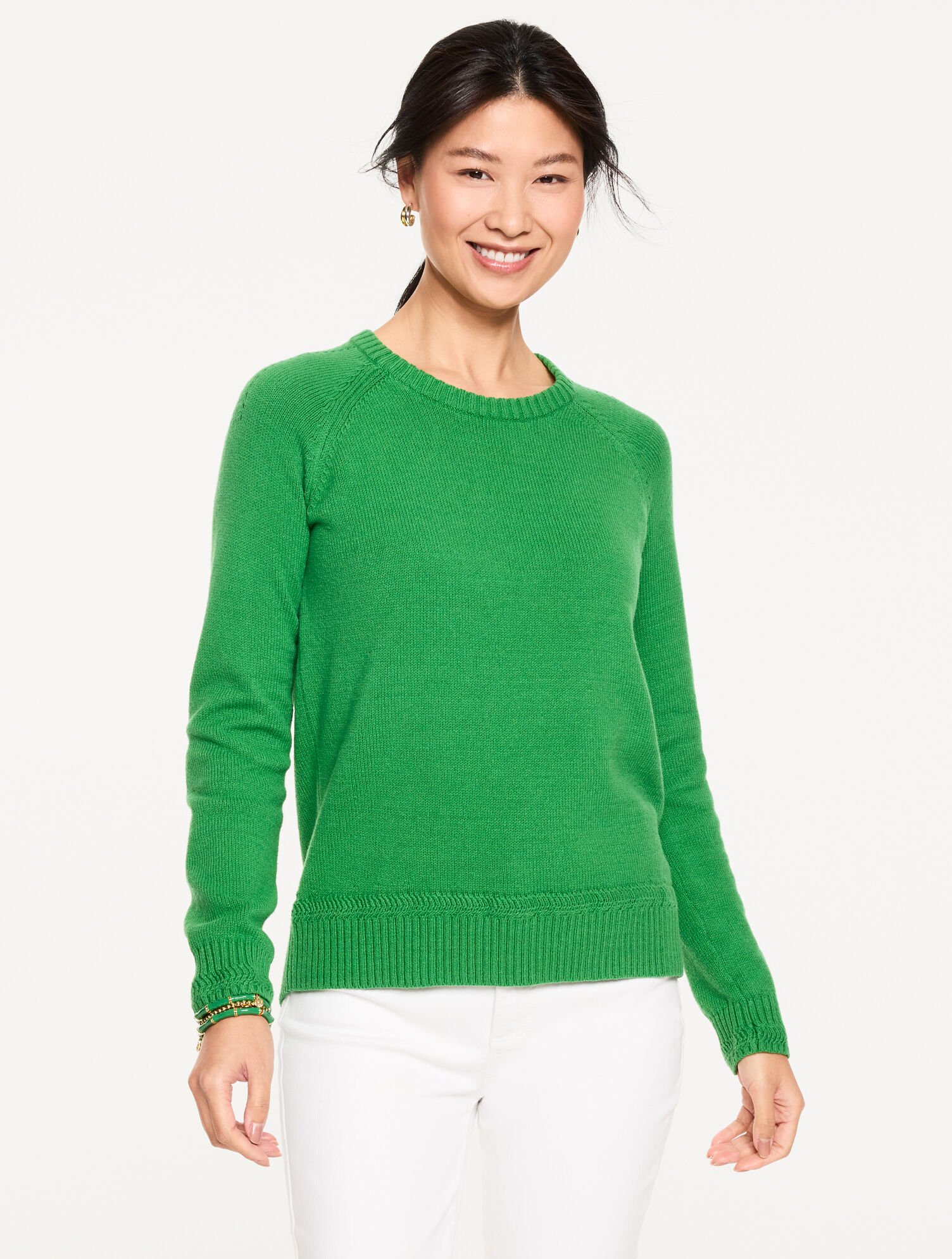 Crewneck Raglan Sweater