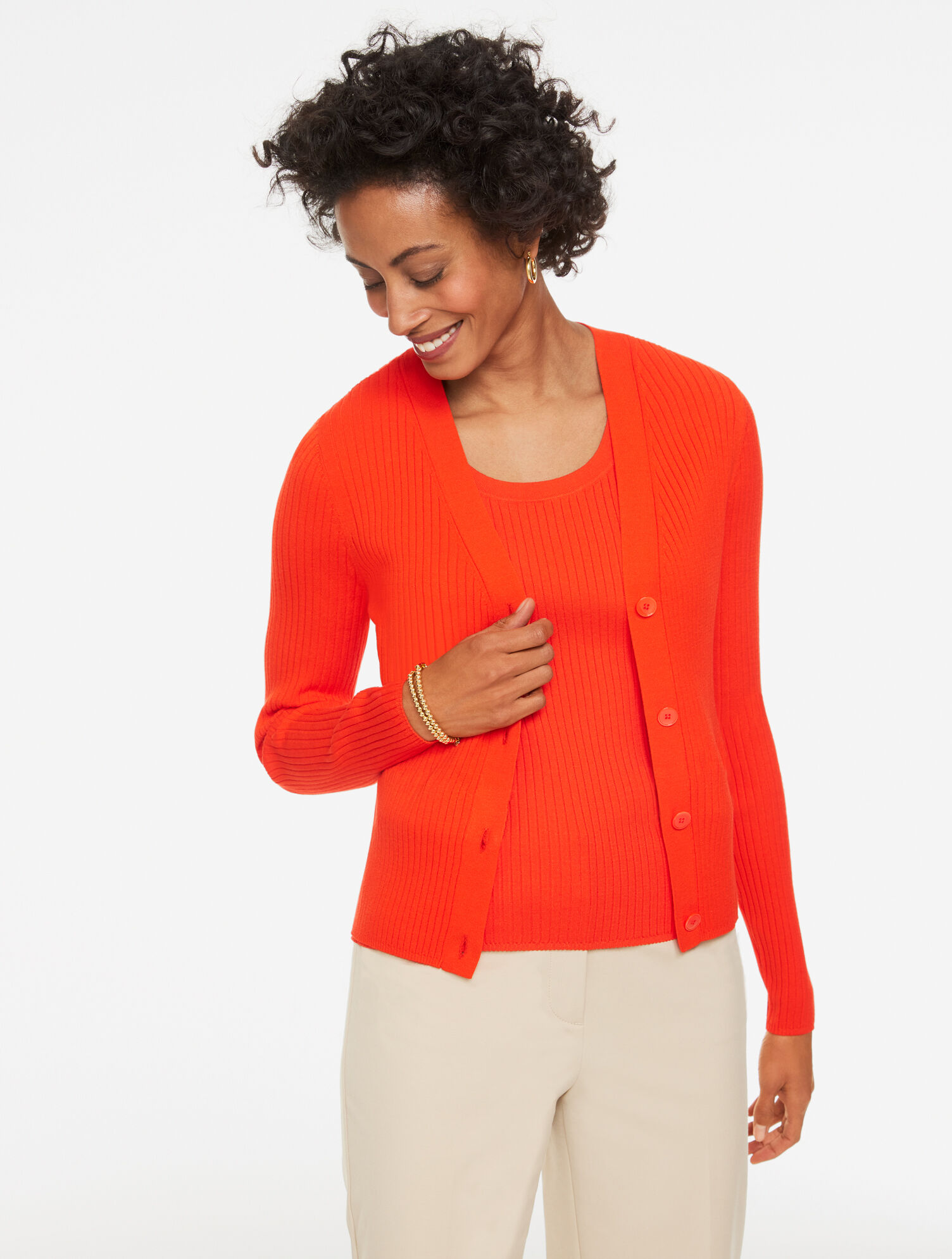 Ribbed Cardigan