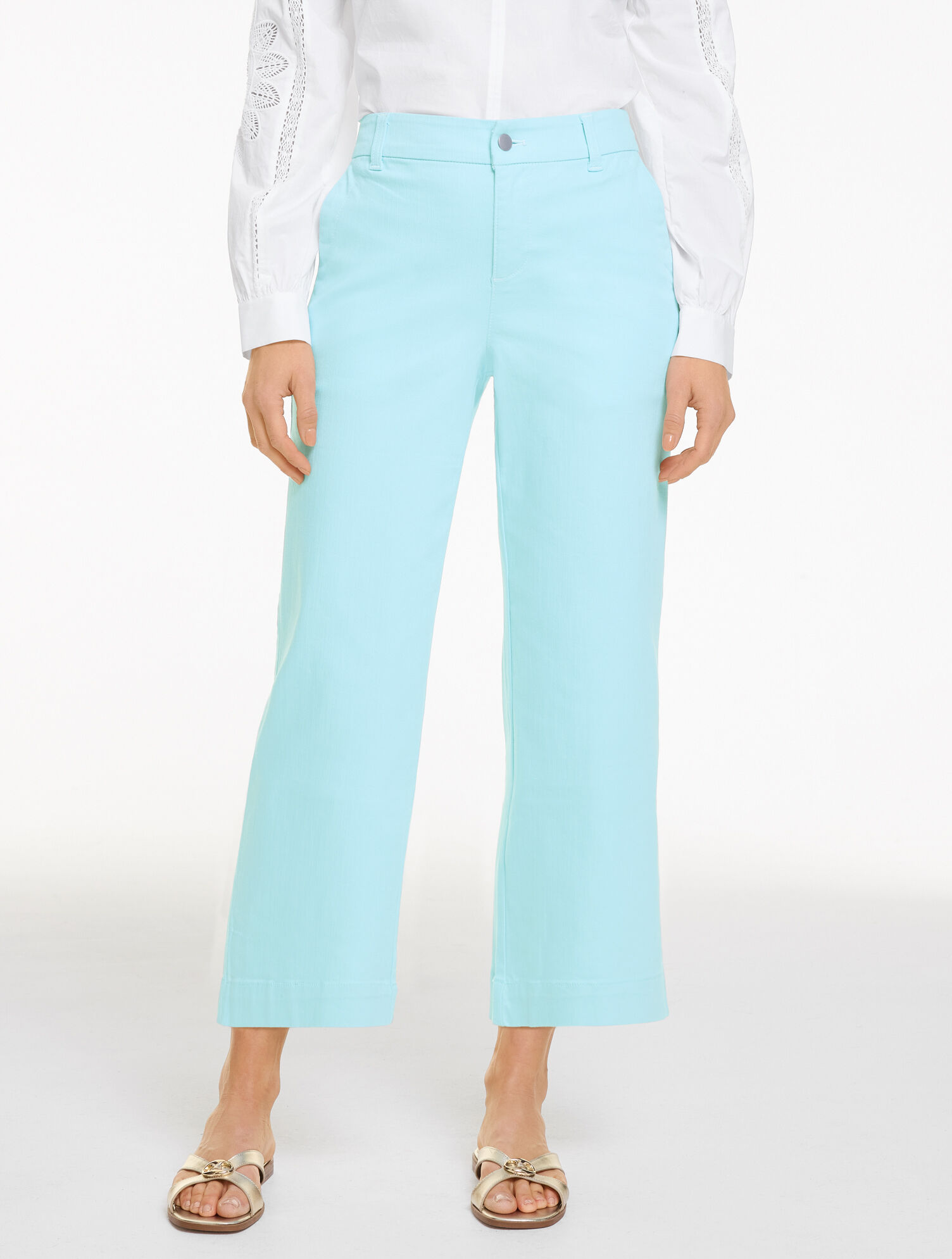 Wide Crop Jeans 