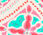 Bateau Neck Tee - Painterly Tiles