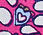 Cotton Button Front Shirt - Ditsy Heart
