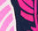 Bateau Neck Tee - Colorblock Leaves