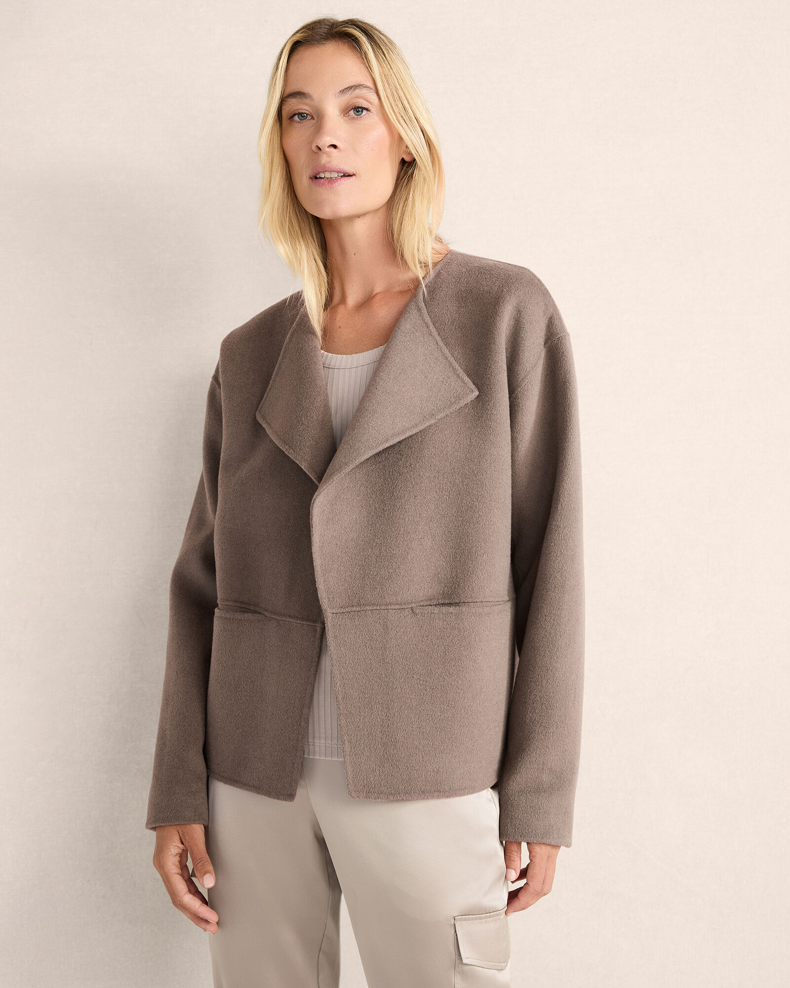 Double-Faced Wool Jacket | Haven Well Within