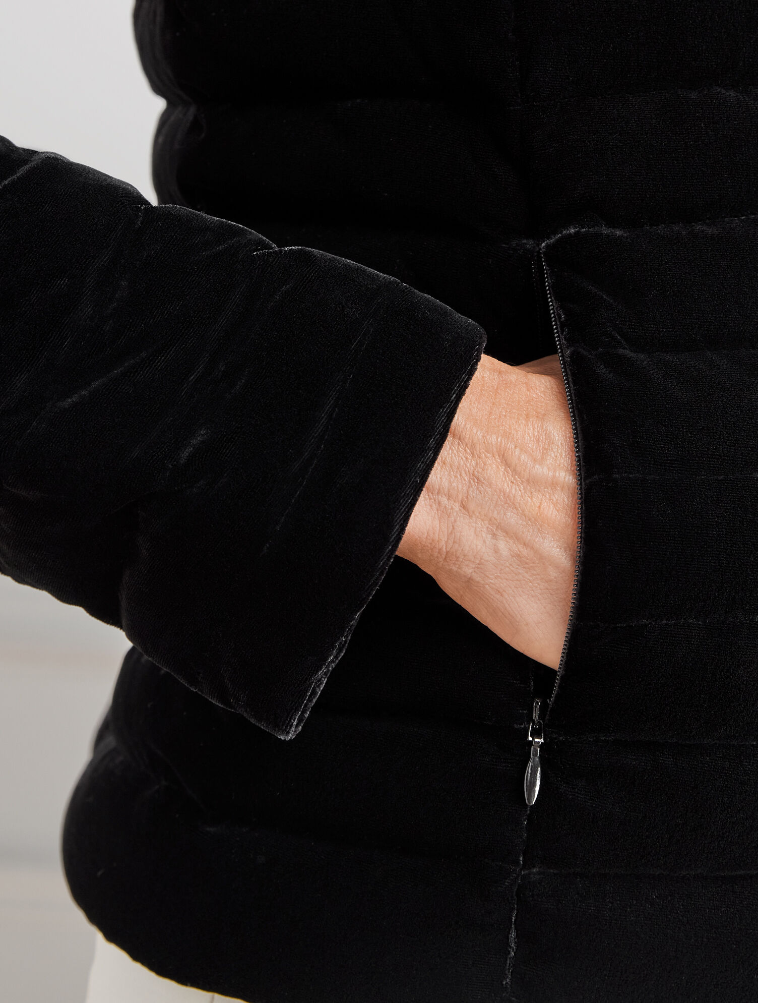 Quilted Velvet Jacket