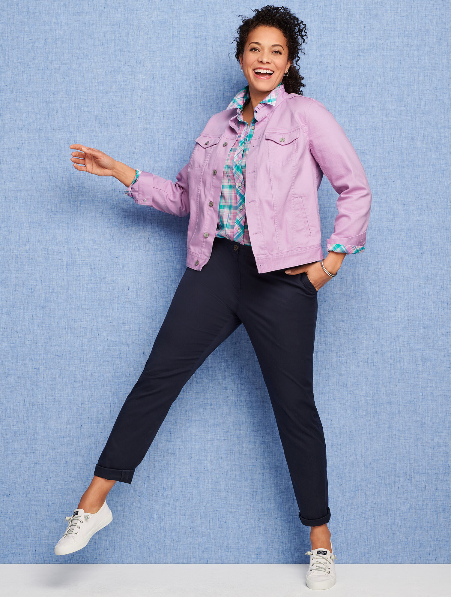 Ruffle Denim Jacket - Colors