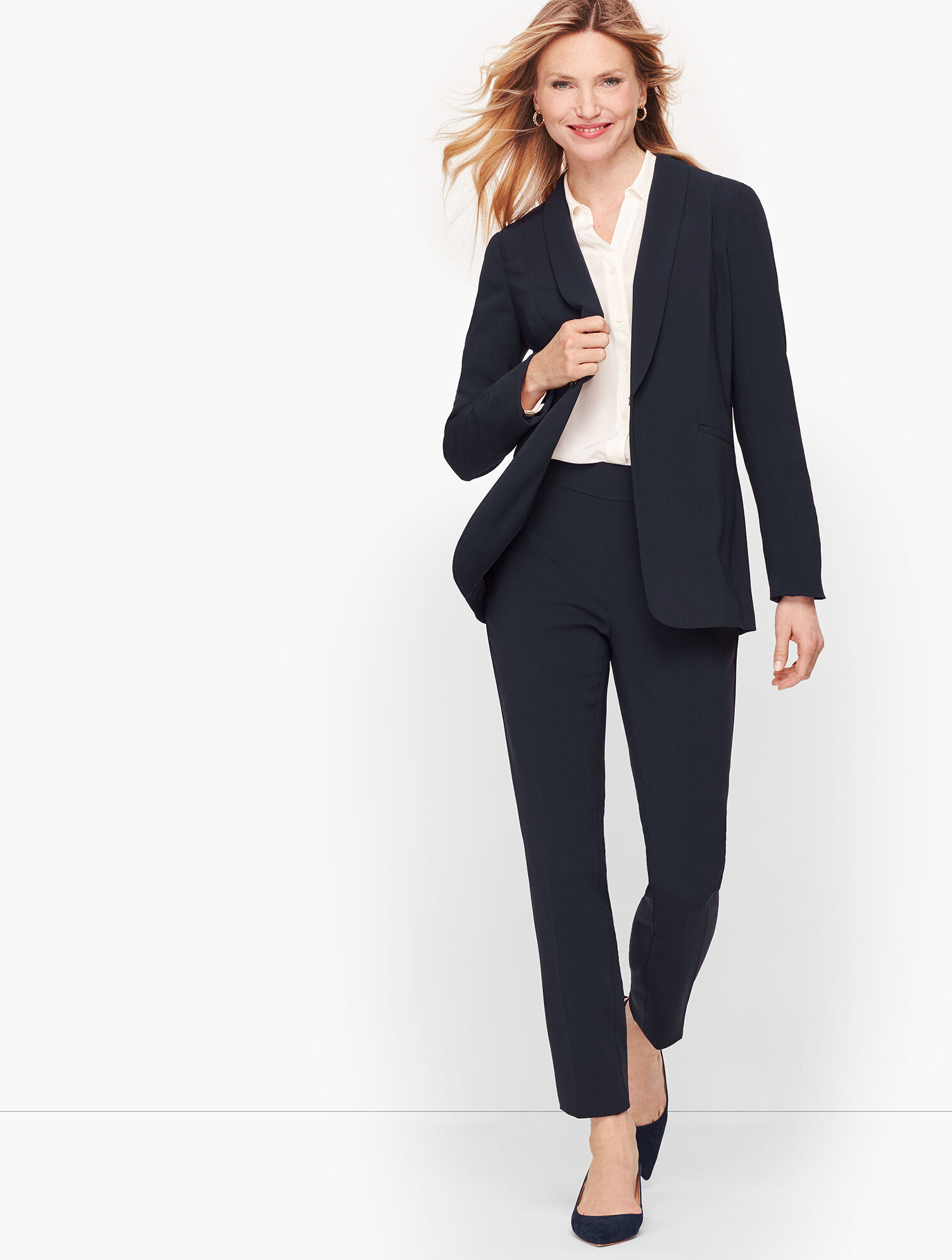 Easy Travel Collection - Long Shawl-Collar Jacket