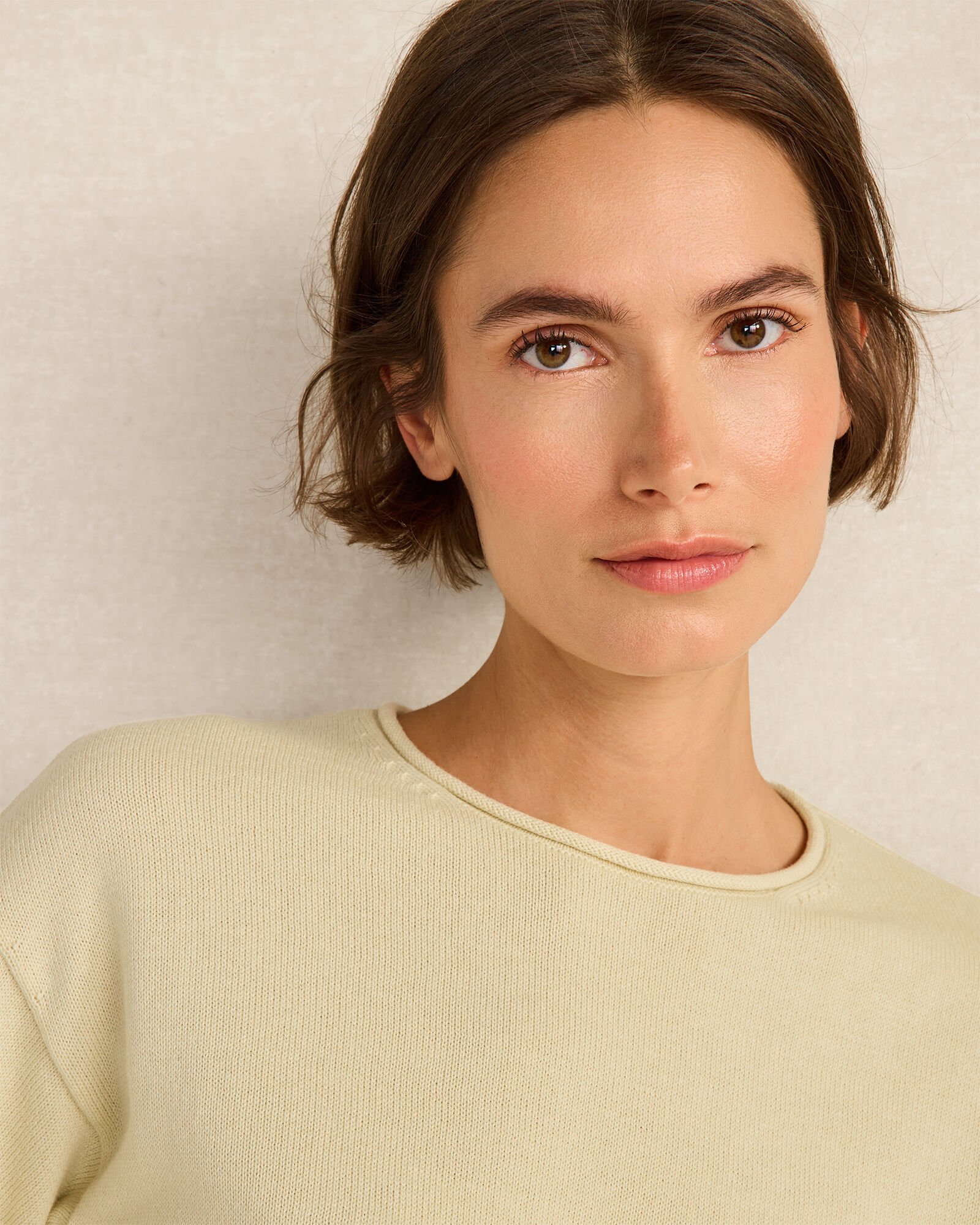 Cotton Knit Short Sleeve Tee