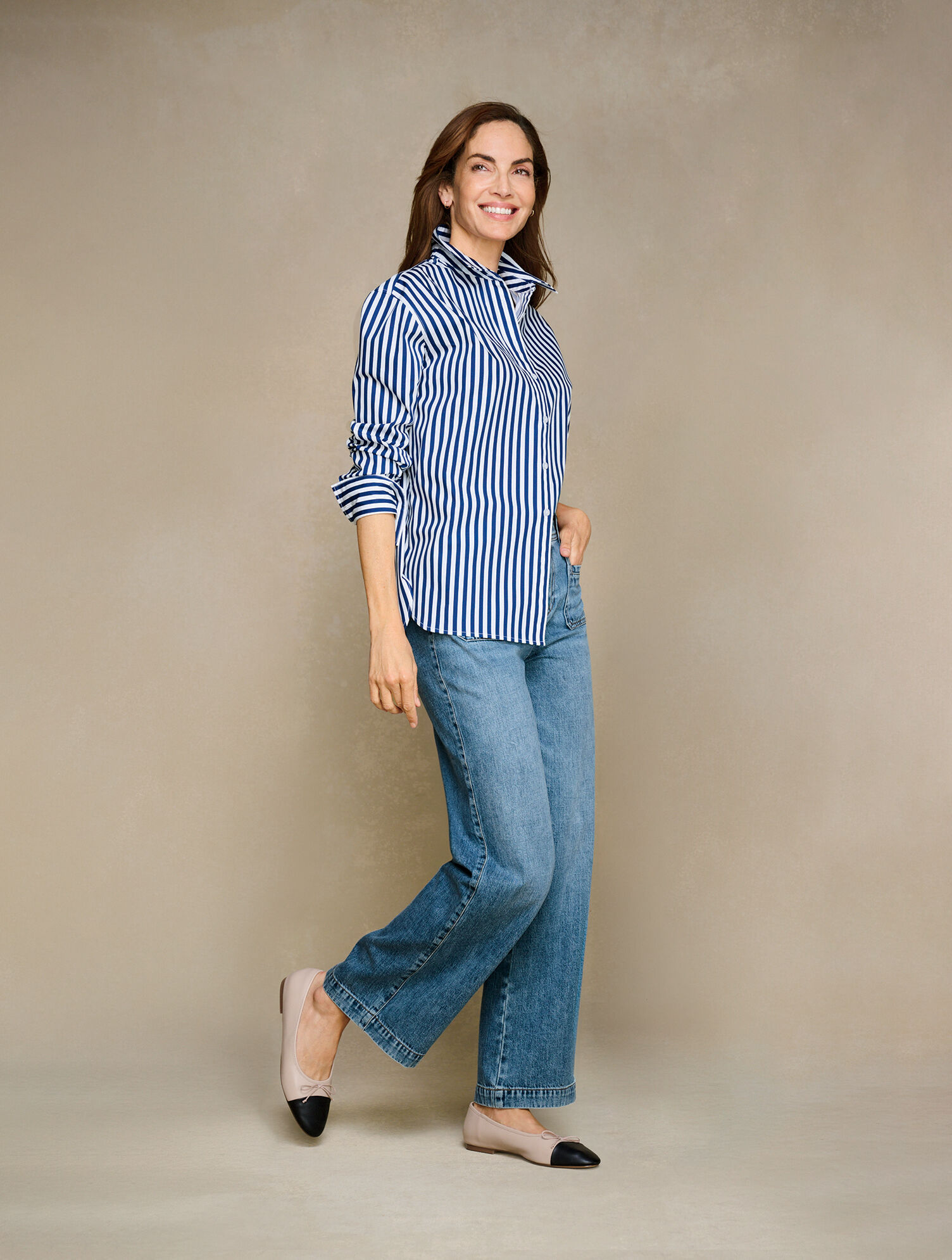 Everyday Relaxed Shirt - Dawn Stripe