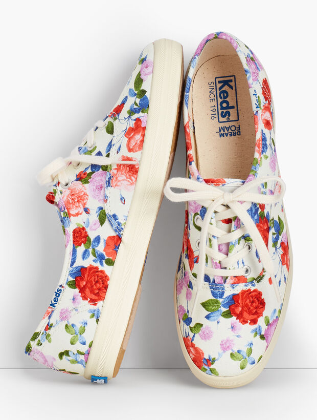 Keds(R) Champion Sneakers - Talbots Floral Exclusive