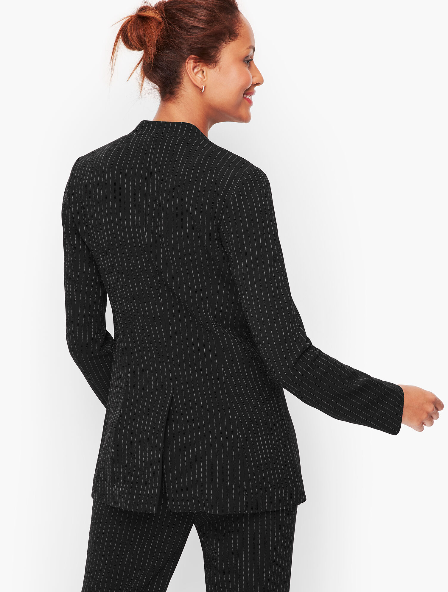 Easy Travel Pinstripe Jacket